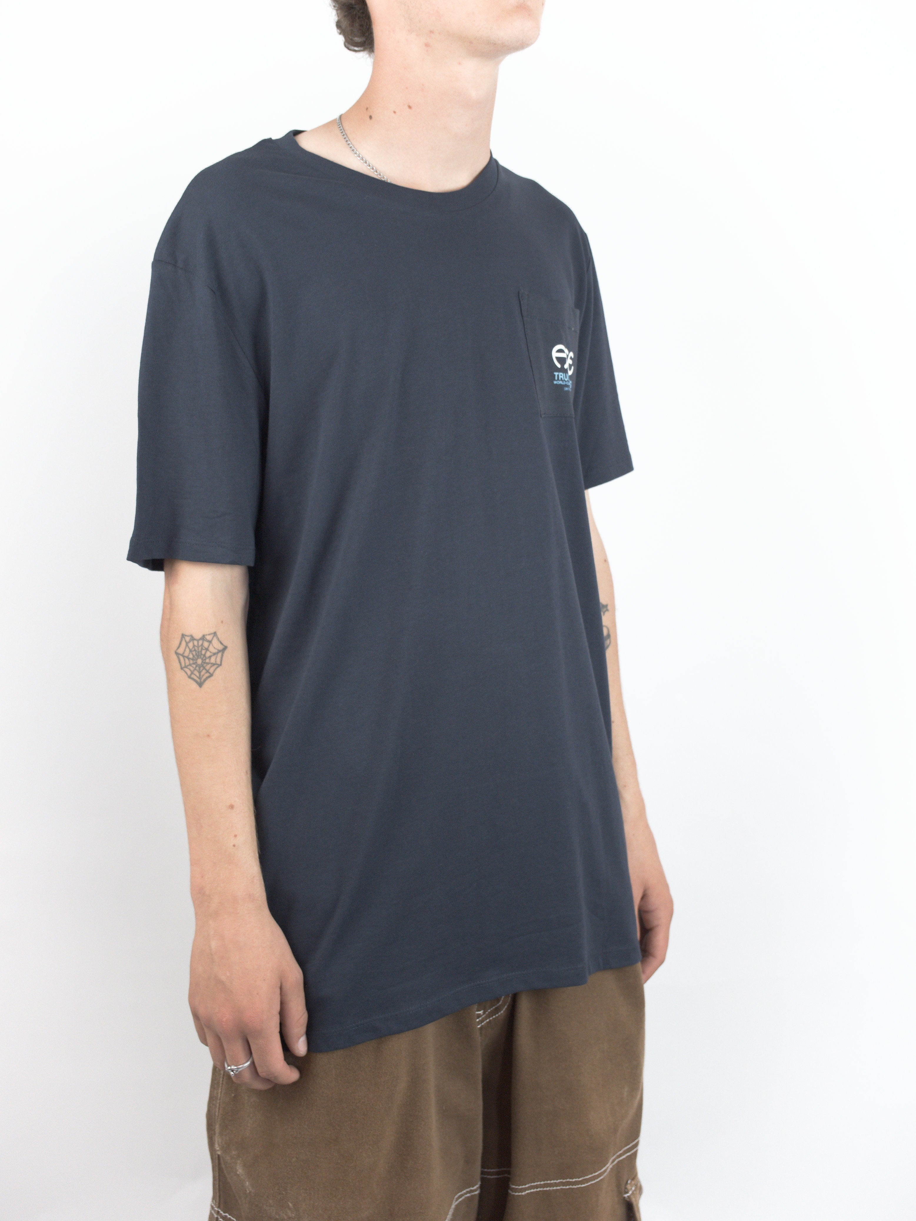 Ace class tee shirt navy dark gray t shirt