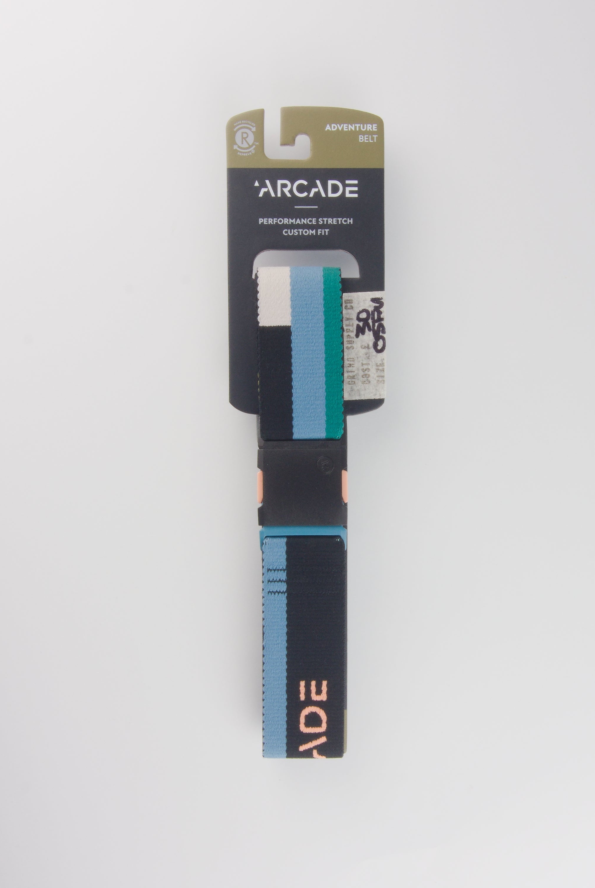 Arcade - performance stretch aventure belt - siera sherbert/ forest