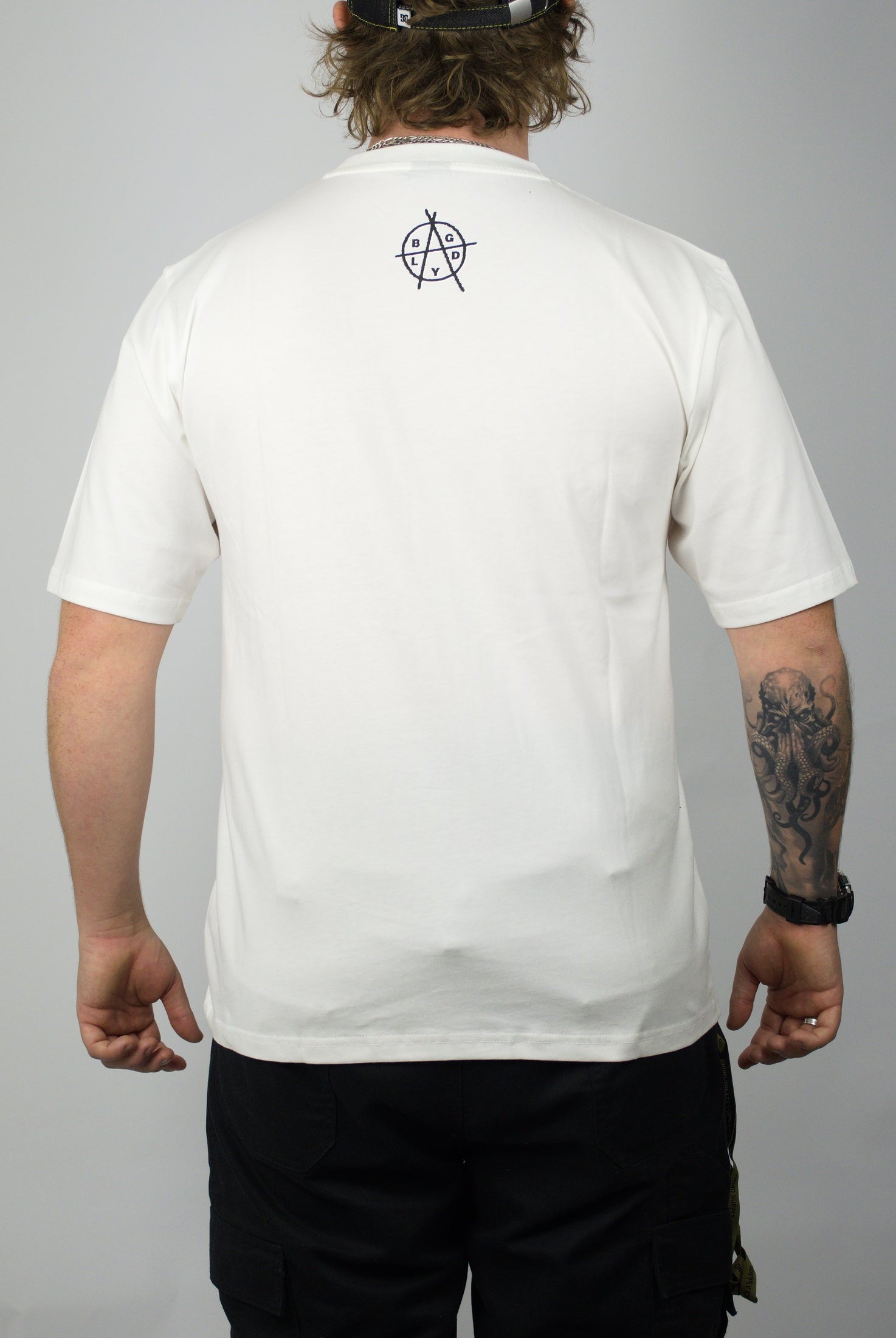 Bag lady - osaka nights tee shirt - white