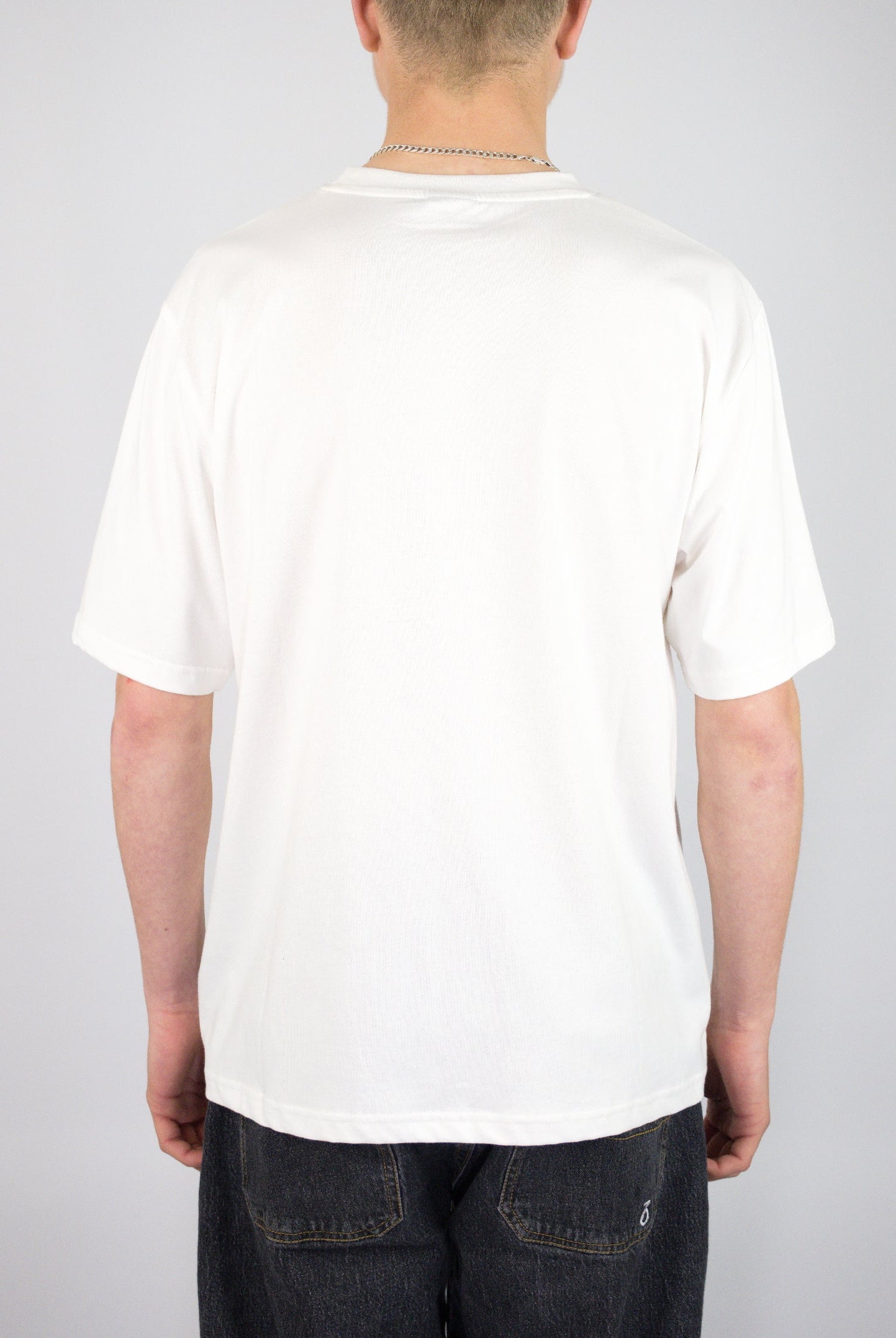 Xl bag lady supplies push tee shirt - white / red last