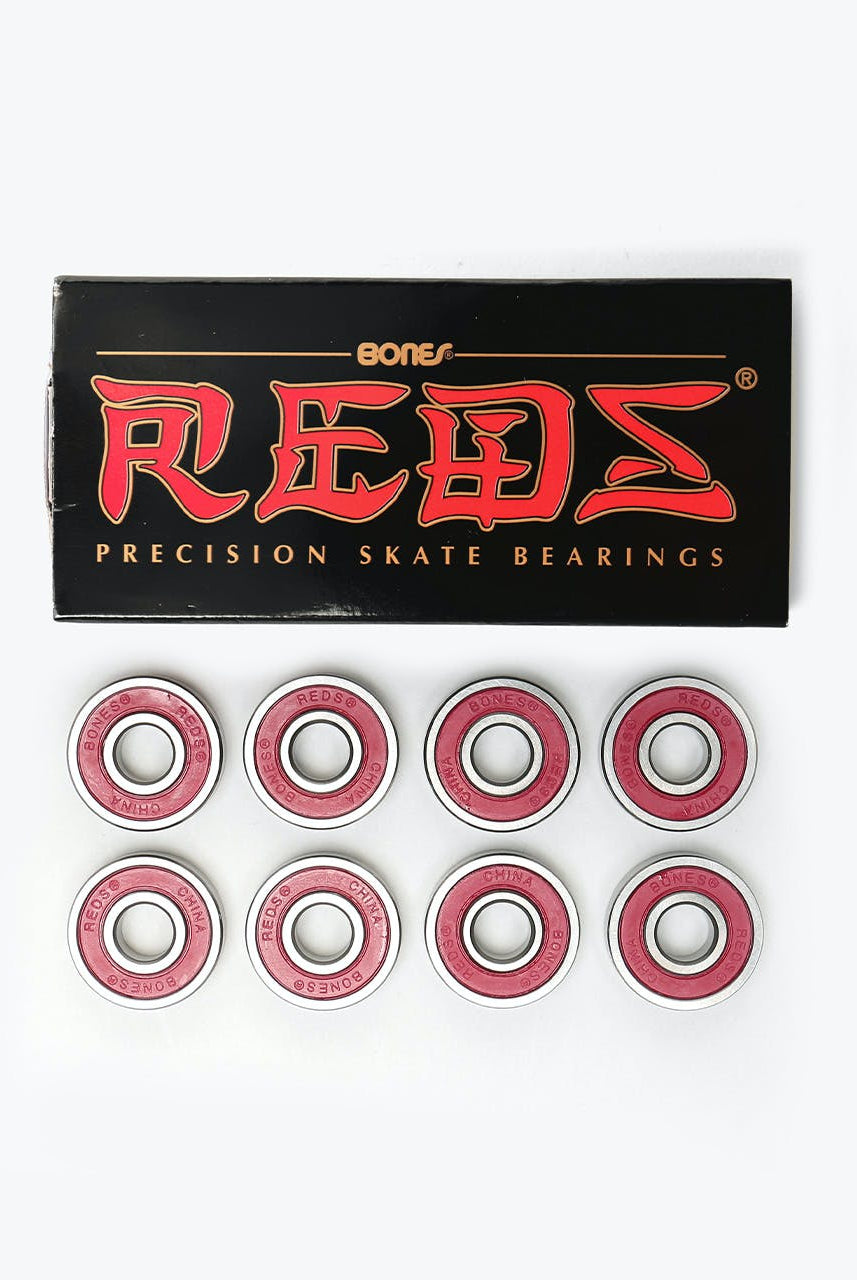 Bones bearings - reds - 8 pack - set bones reds