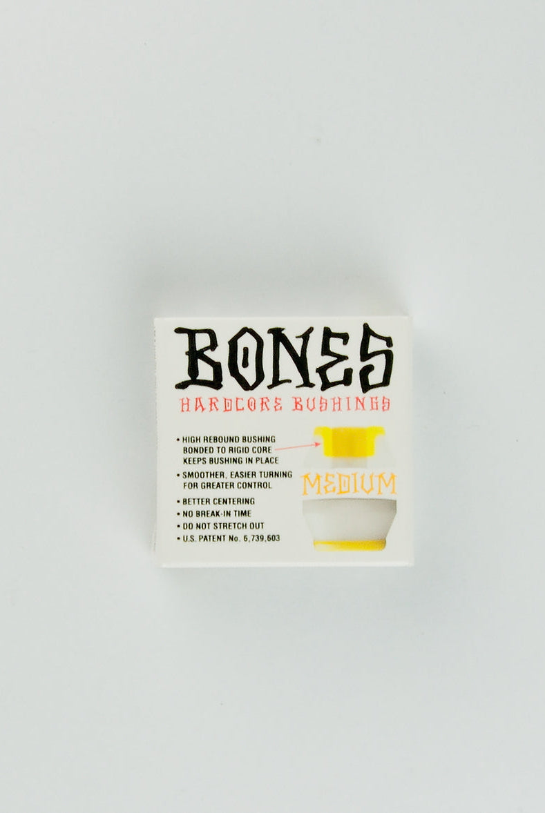 Bones - hardcore pro bushings - yellow medium 91a