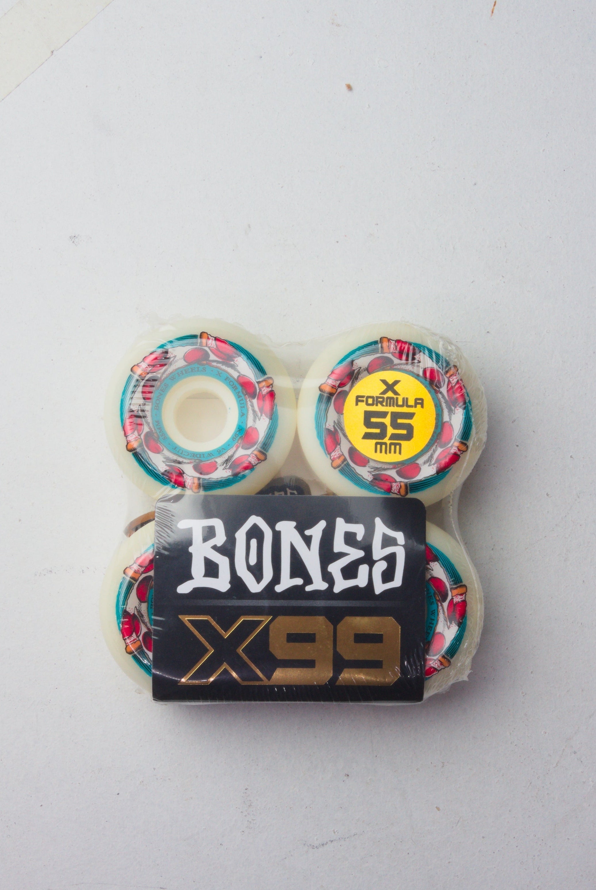 55 mm bones wheels deep dish x99 formula v6 widecut skateboard 55mm set bones skateboard