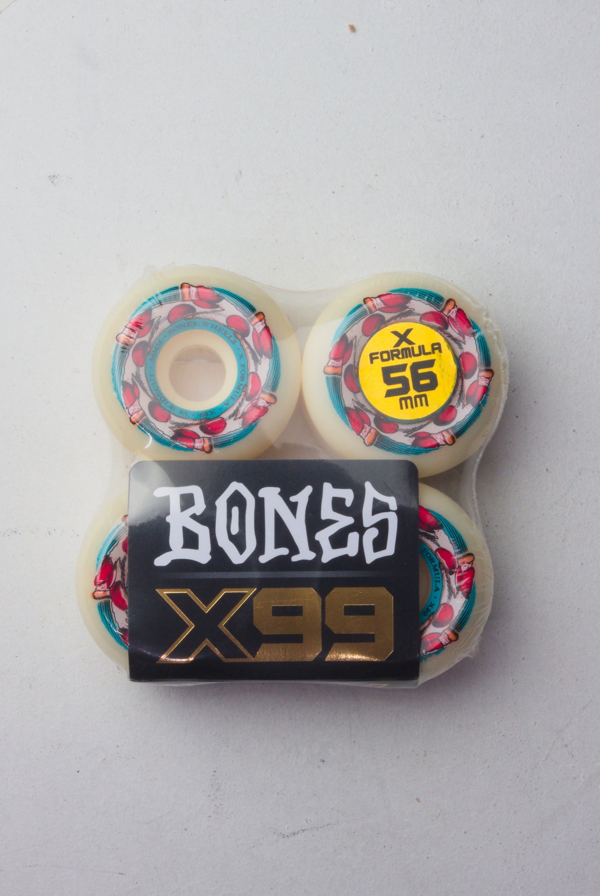 56 mm bones wheels deep dish x99 formula v6 widecut skateboard 56mm set skateboard wheels