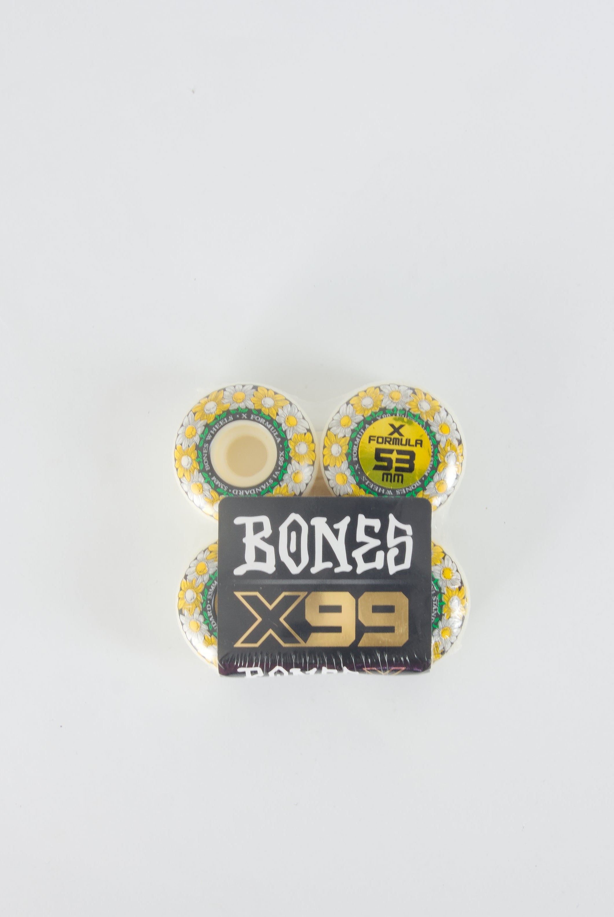 Bones wheels pushing up daisies x99 formula v1 standard 53 mm skateboard