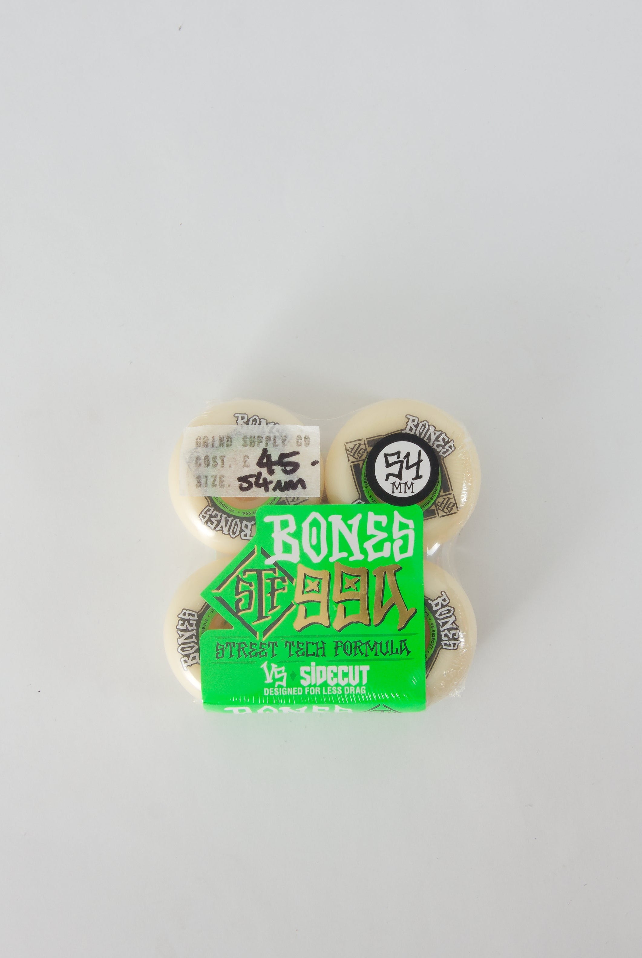 Bones wheels stf formula 99a skateboard 54mm