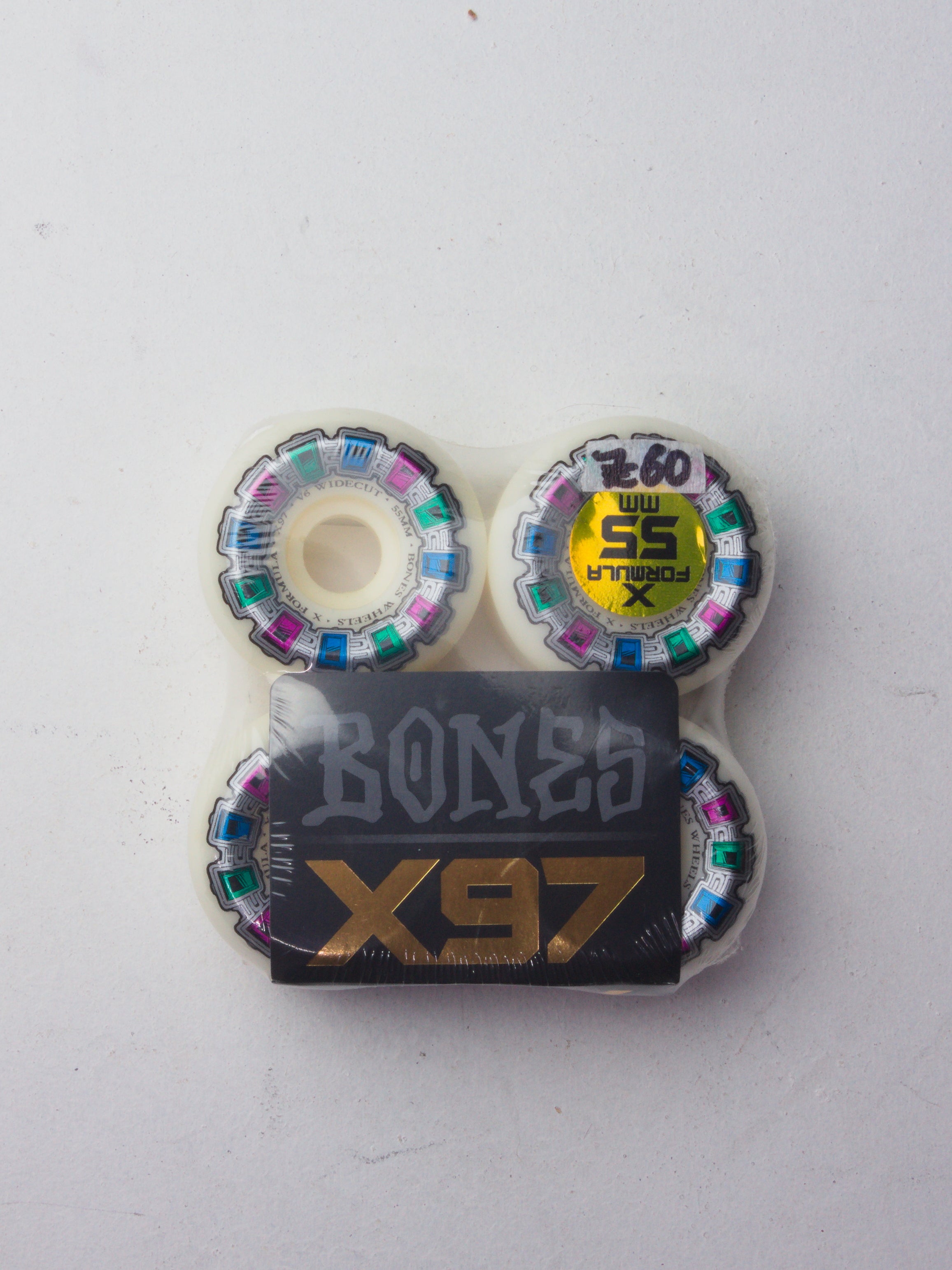 55mm bones wheels - x97 formula - dial of destiny v6 widecut 97a - 55mm - skateboard bones skateboard wheels