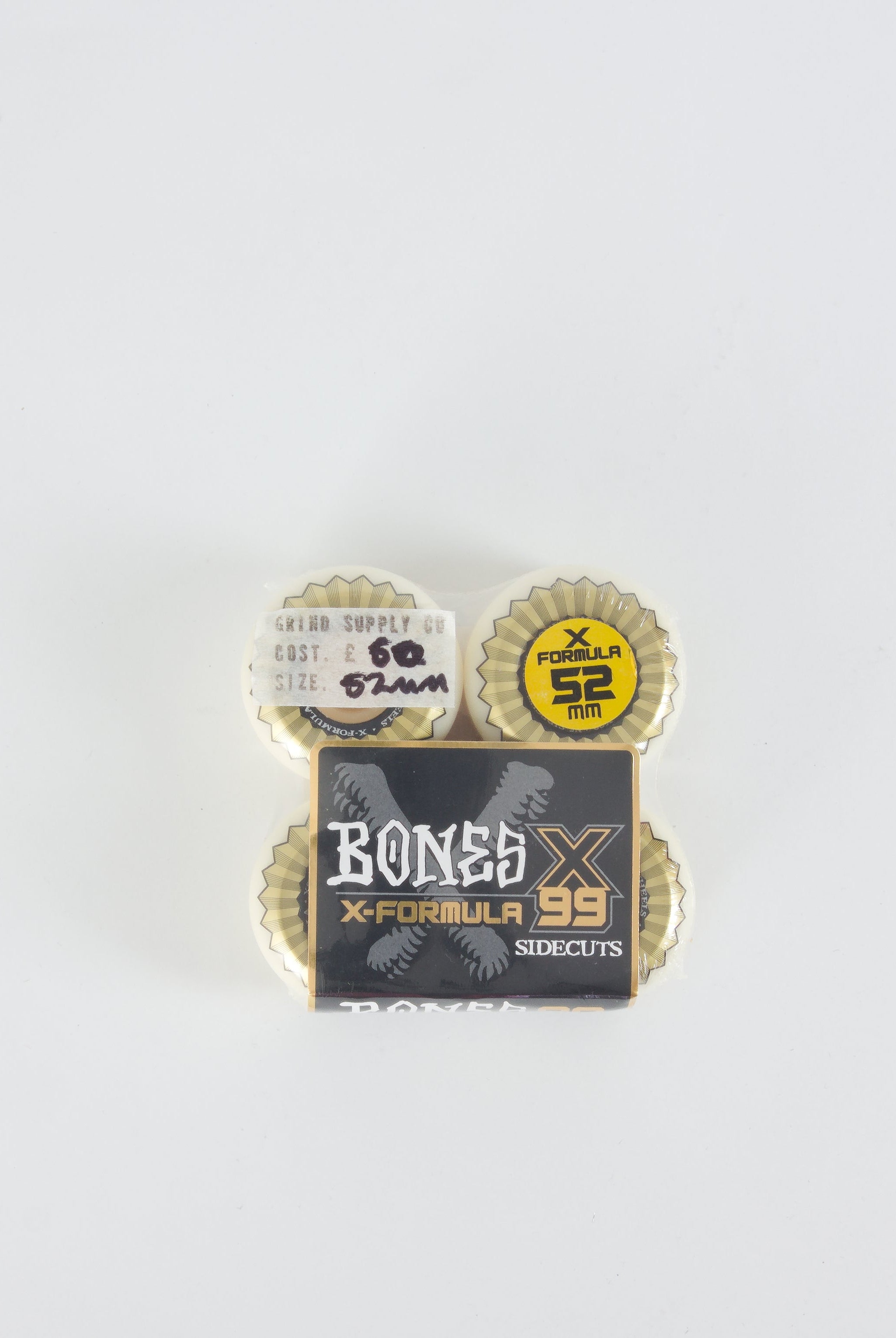 Bones wheels - xformula v5 sidecuts x99 skateboard - 52 mm