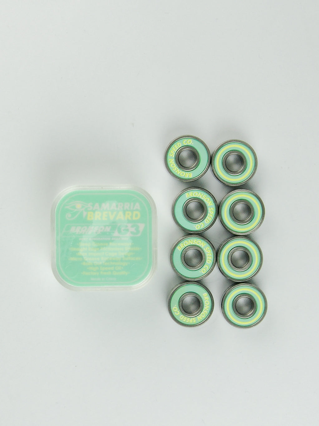 Bronson speed co - samarria brevard pro g3 skateboard bearings