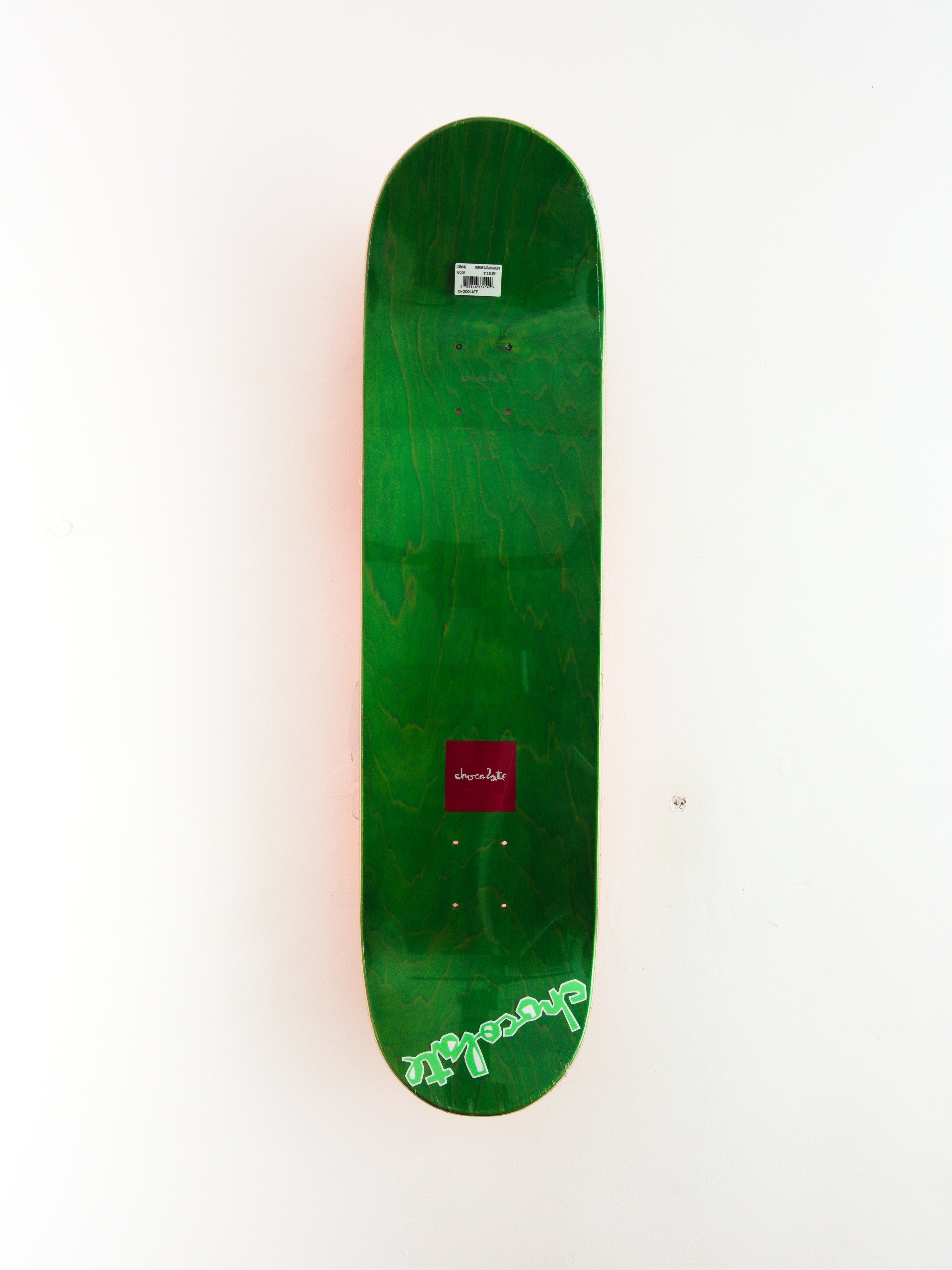 Chocolate skateboards - ’ cada dia’ jordan trahan pro skateboard deck - 8.00 orange