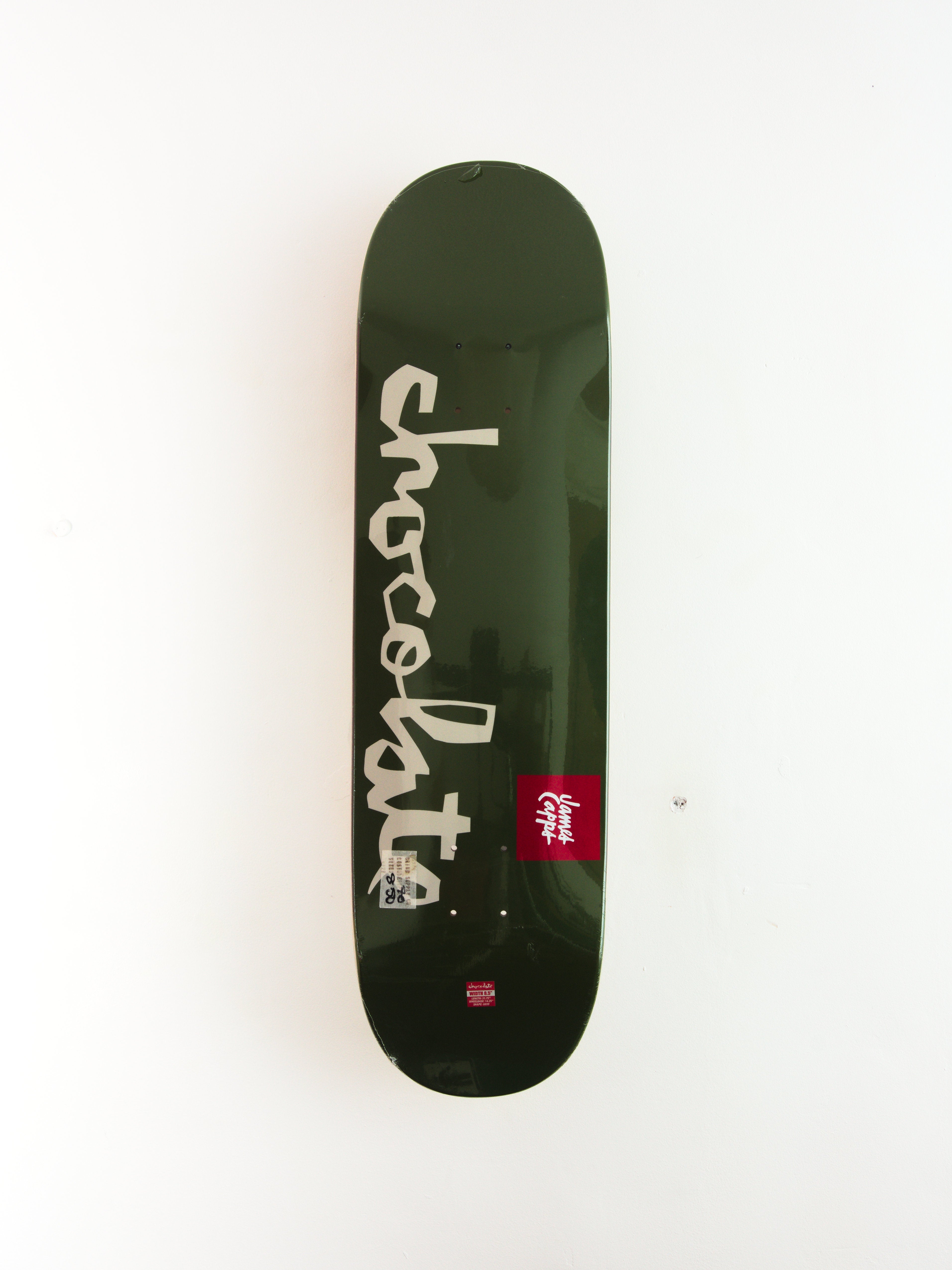 Chocolate skateboards - team chunk james capps skateboard deck - 8.50 green
