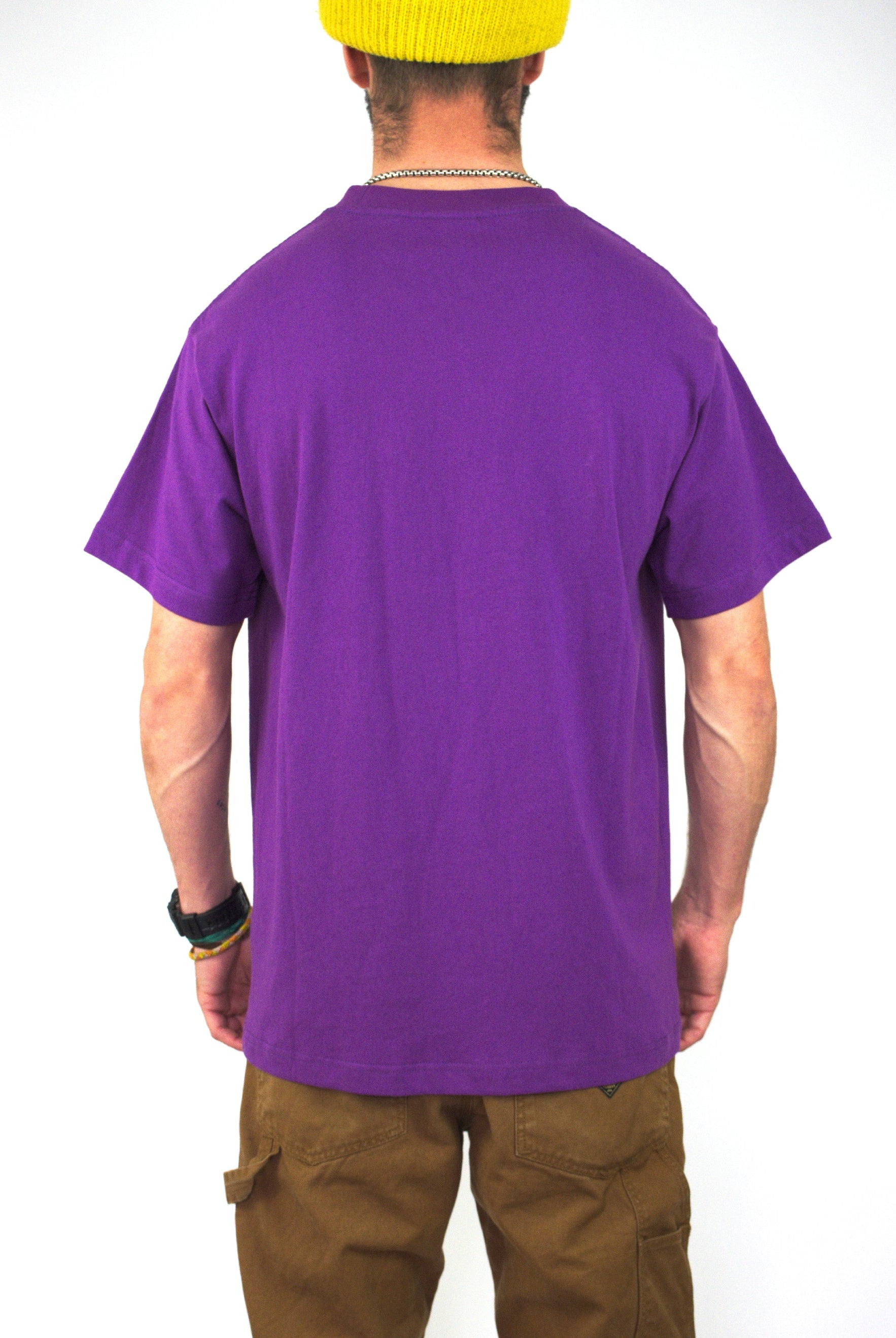 Come sundown - chip tee shirt - purple bright purple short-sleeved