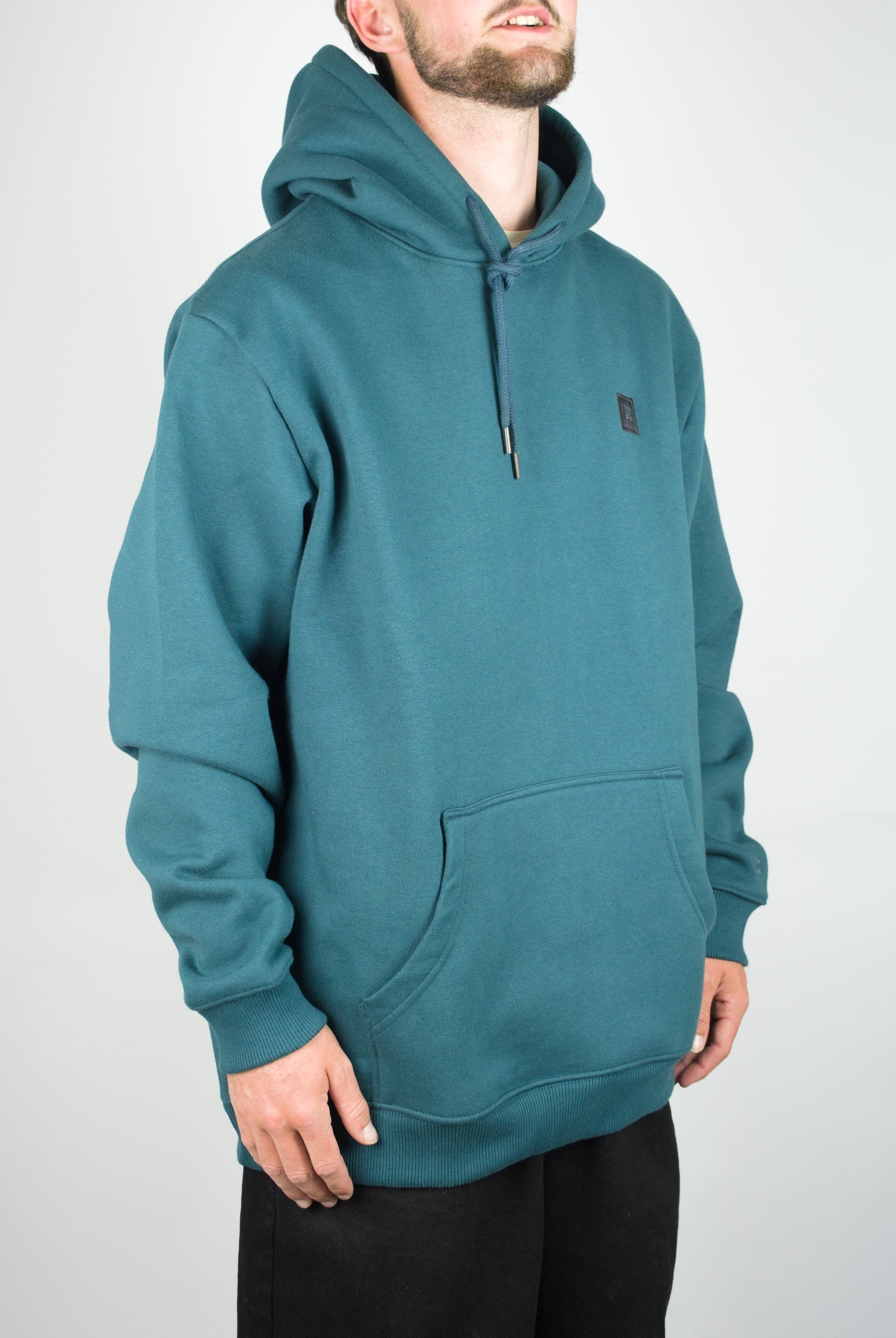 Dc shoes - 1994 heavyweight hoodie - deep teal blue