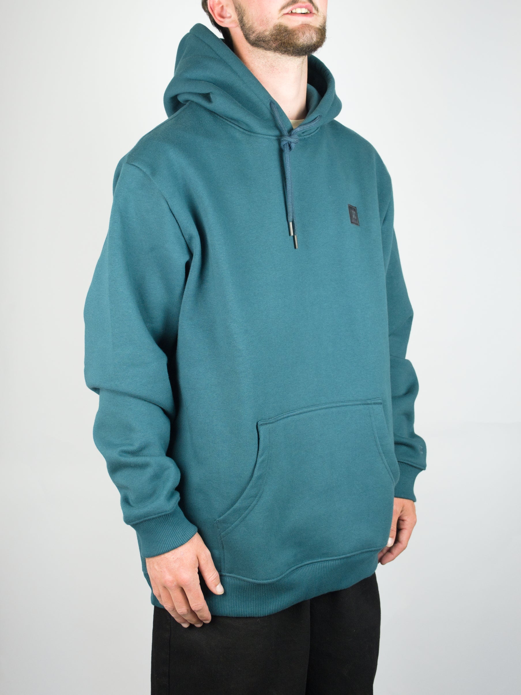 Dc shoes - 1994 heavyweight hoodie - deep teal blue