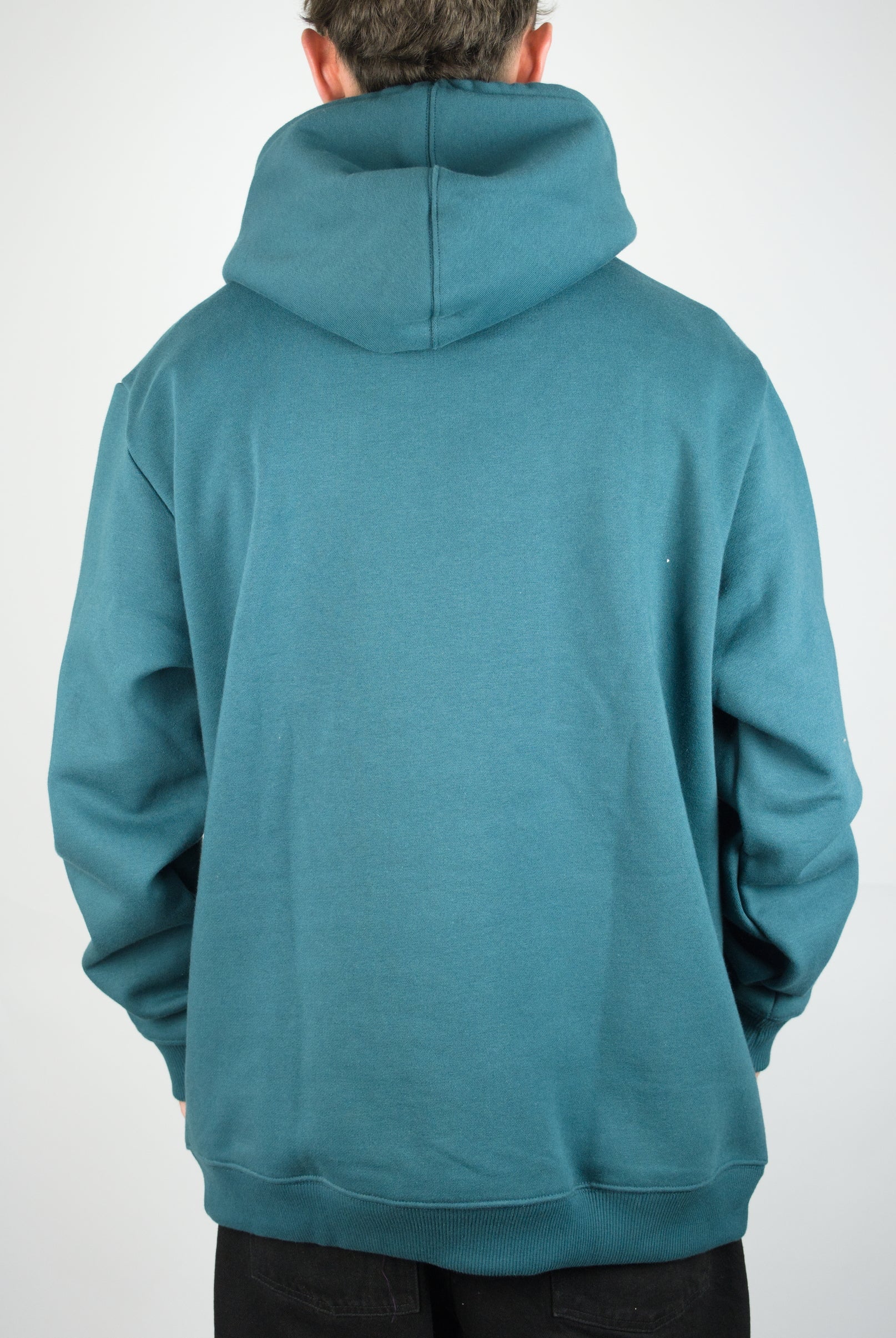 Dc shoes - 1994 heavyweight hoodie - deep teal blue
