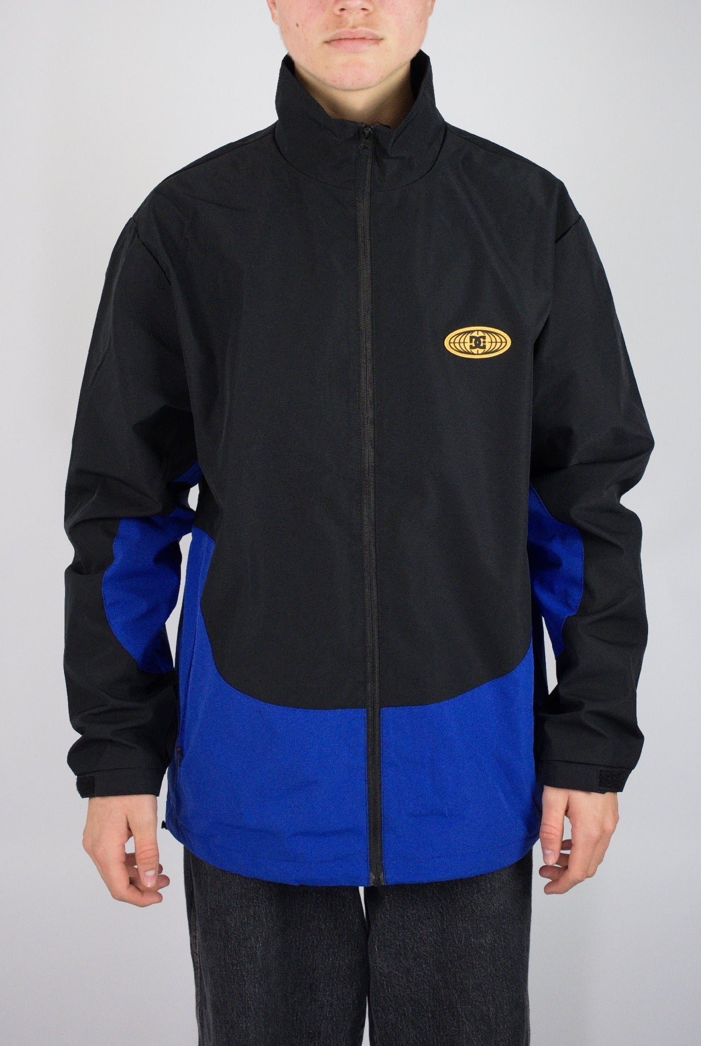 Dc shoes - all terrain waterproof windbreaker jacket - black / blue