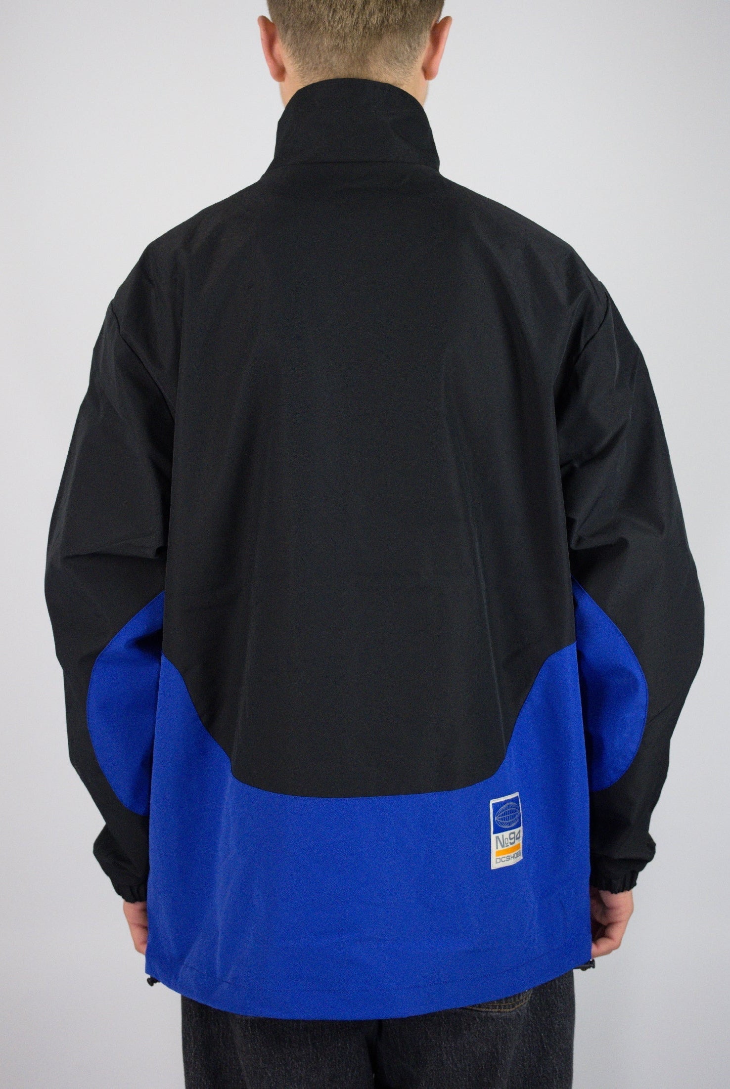 Dc shoes - all terrain waterproof windbreaker jacket - black / blue