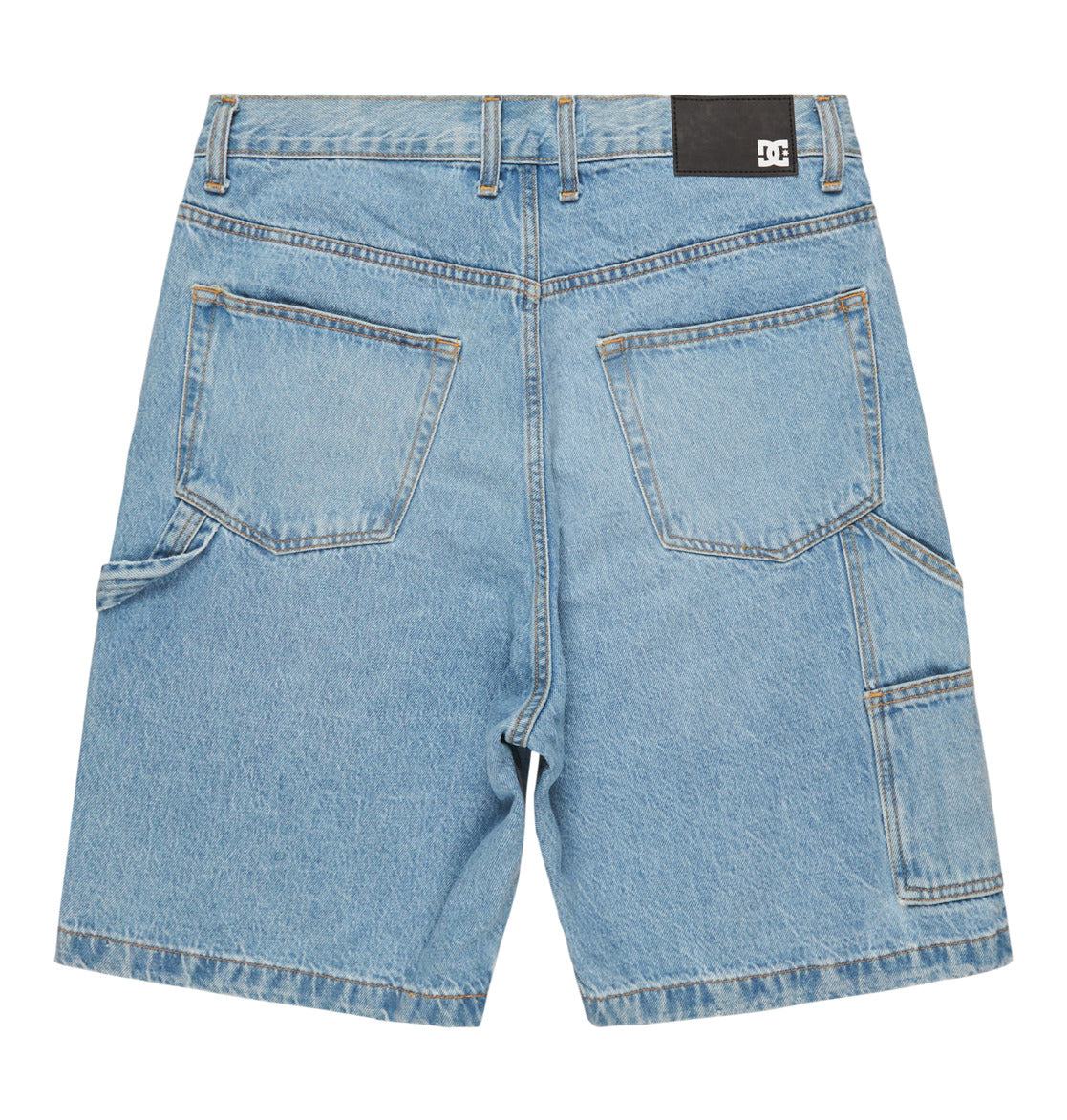 Dc shoes carpenter 22’’ denim shorts for men light wash blue