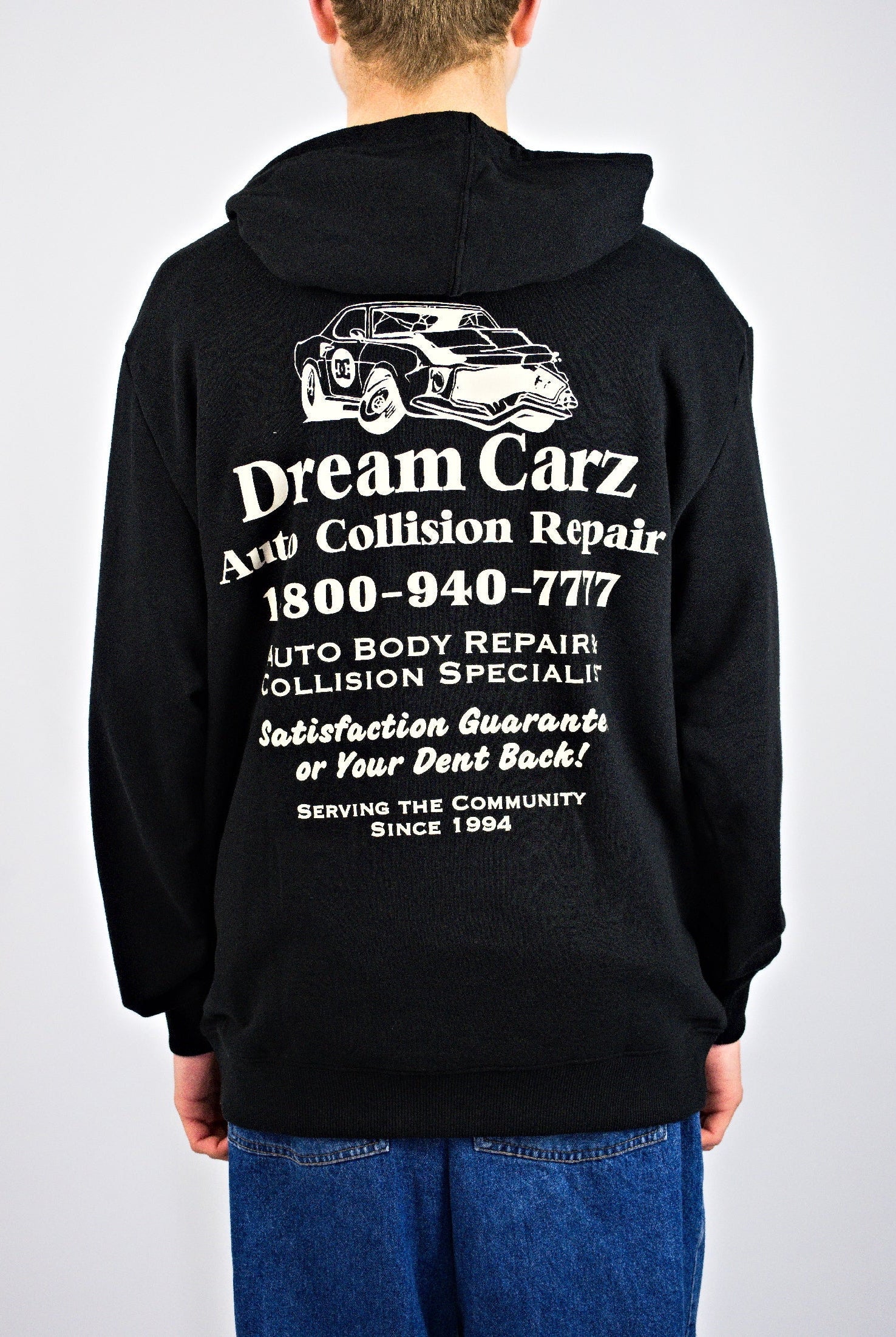 Dc shoes - fix up pull over hoodie - black white