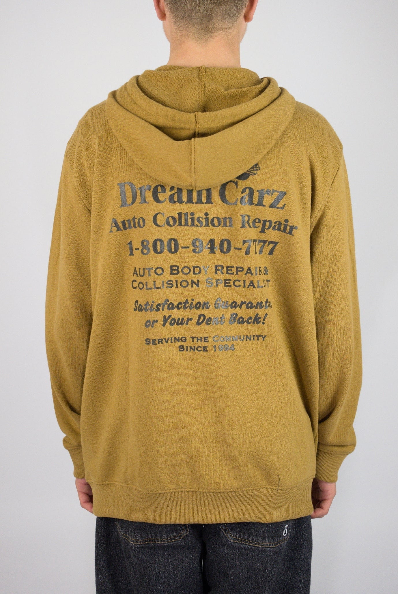 Dc shoes - fix up zip through hoodie - medal bronze