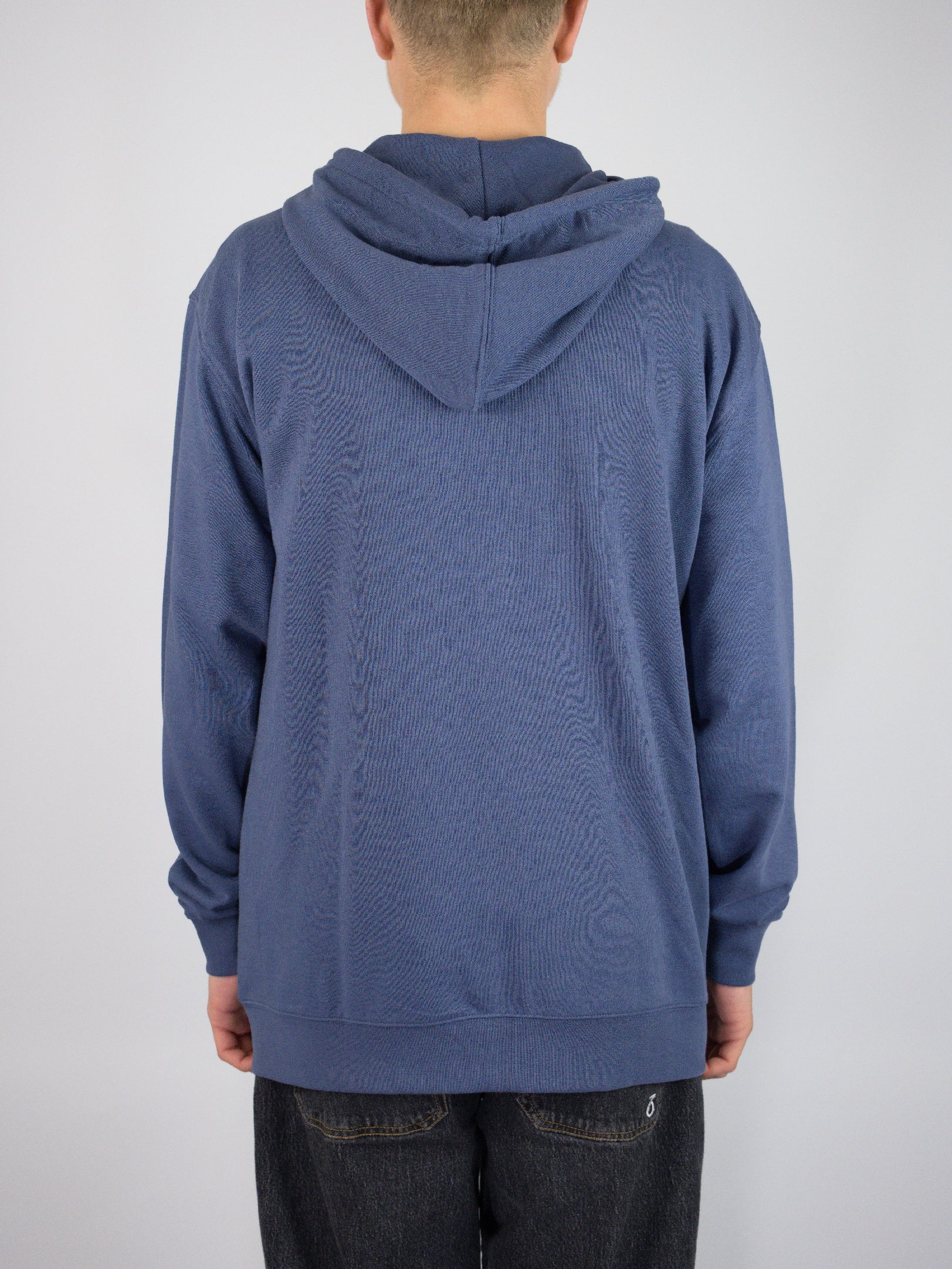 Dc shoes - pallet terry cloth zip through - vintage indigo