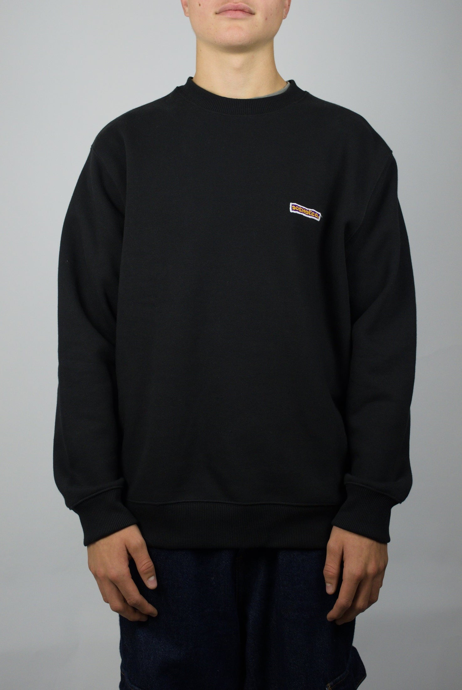 Dc shoes - patch it sweat shirt - black