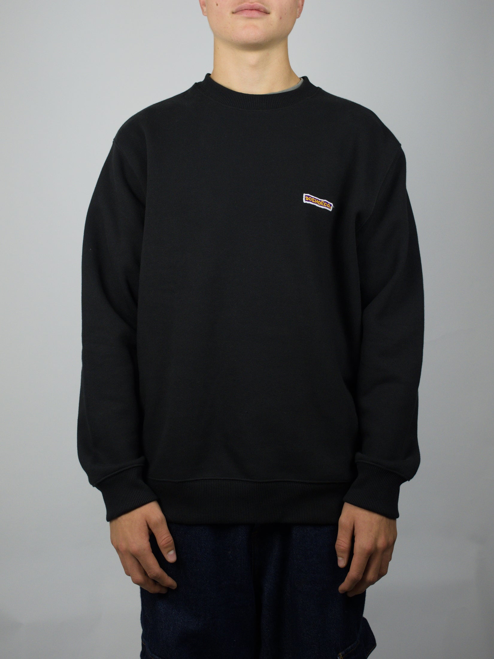 Dc shoes - patch it sweat shirt - black
