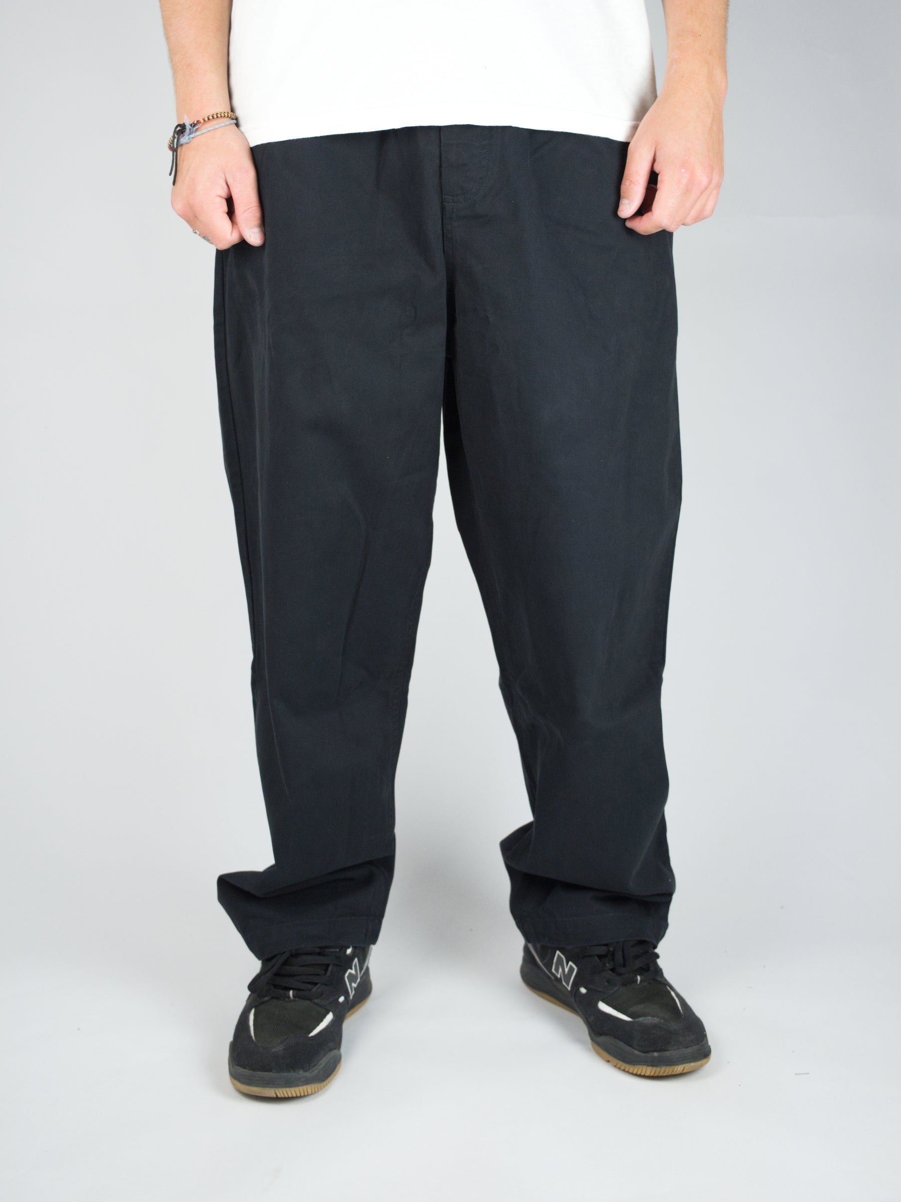 Dc shoes - rafter pull on chino pants - black