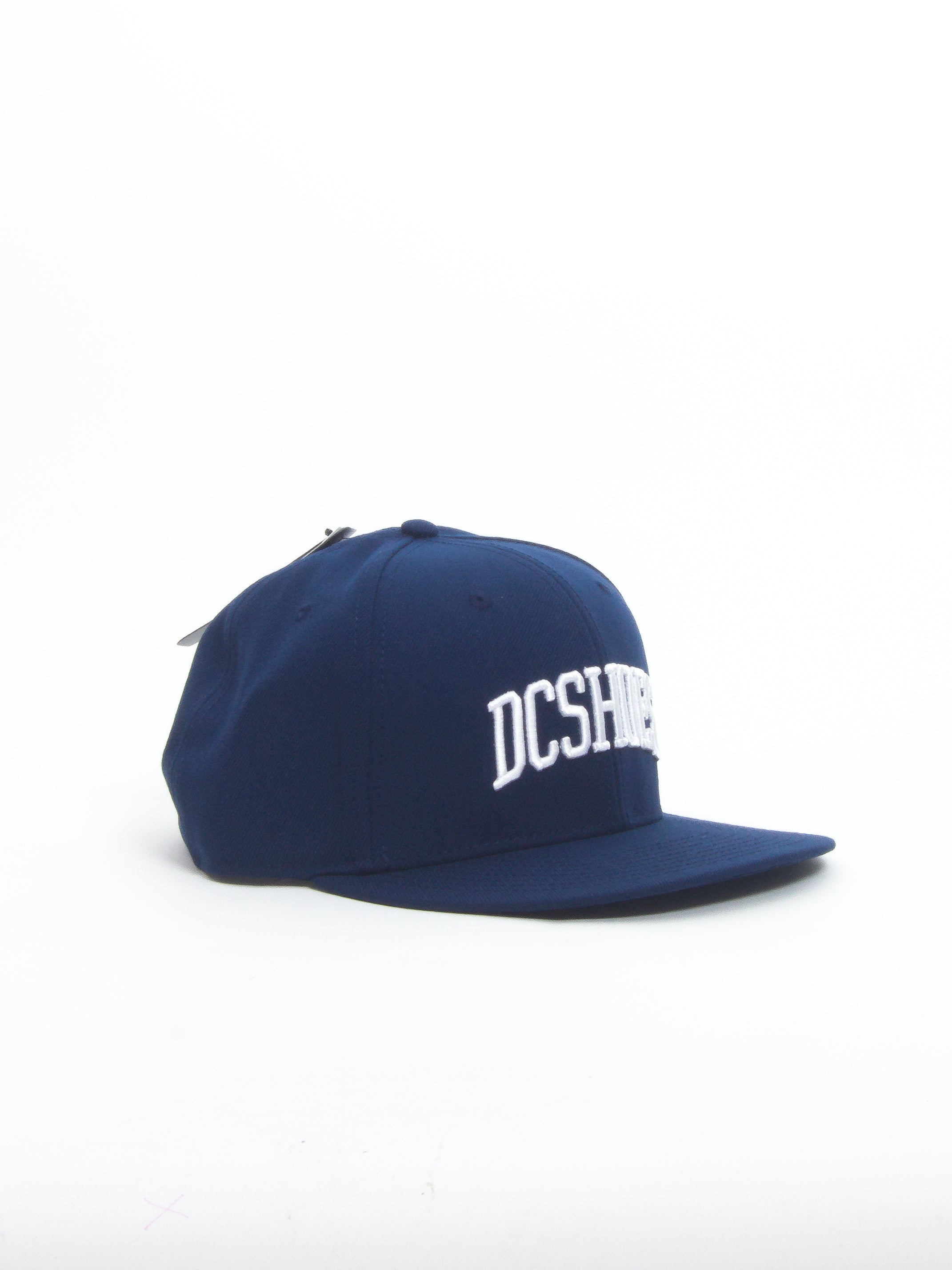 Dc shoes semi pro 5 panel snapback navy white cap