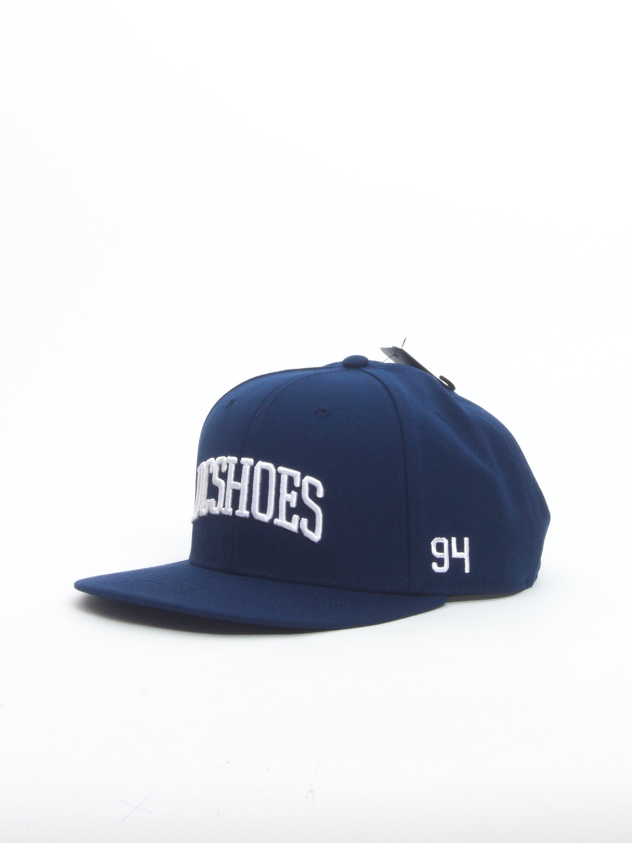 Dc shoes semi pro 5 panel snapback navy white cap