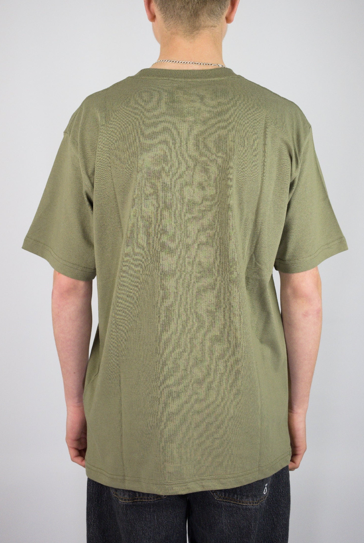 Dc shoes - star tee shirt - deep lichen green