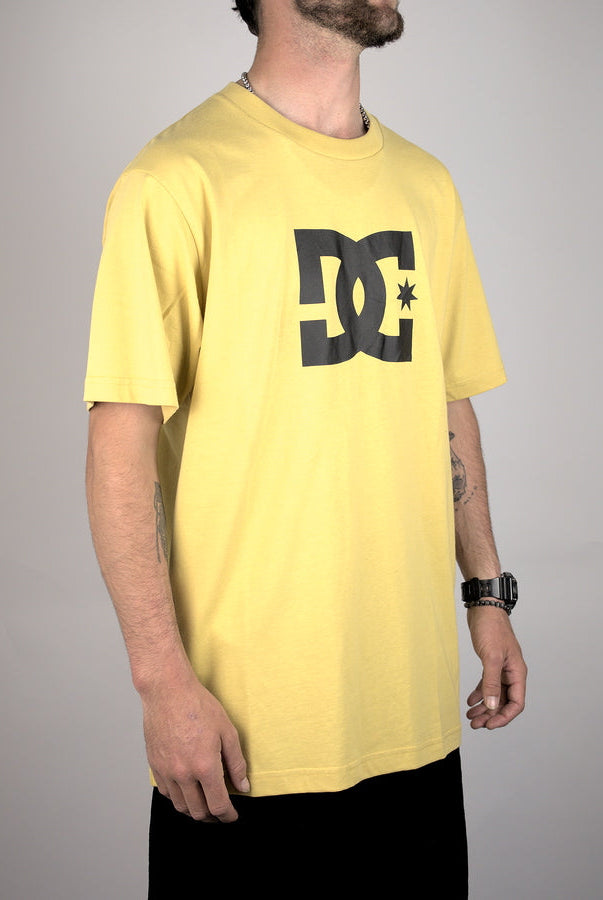Dc shoes - star tee shirt - rattan yellow