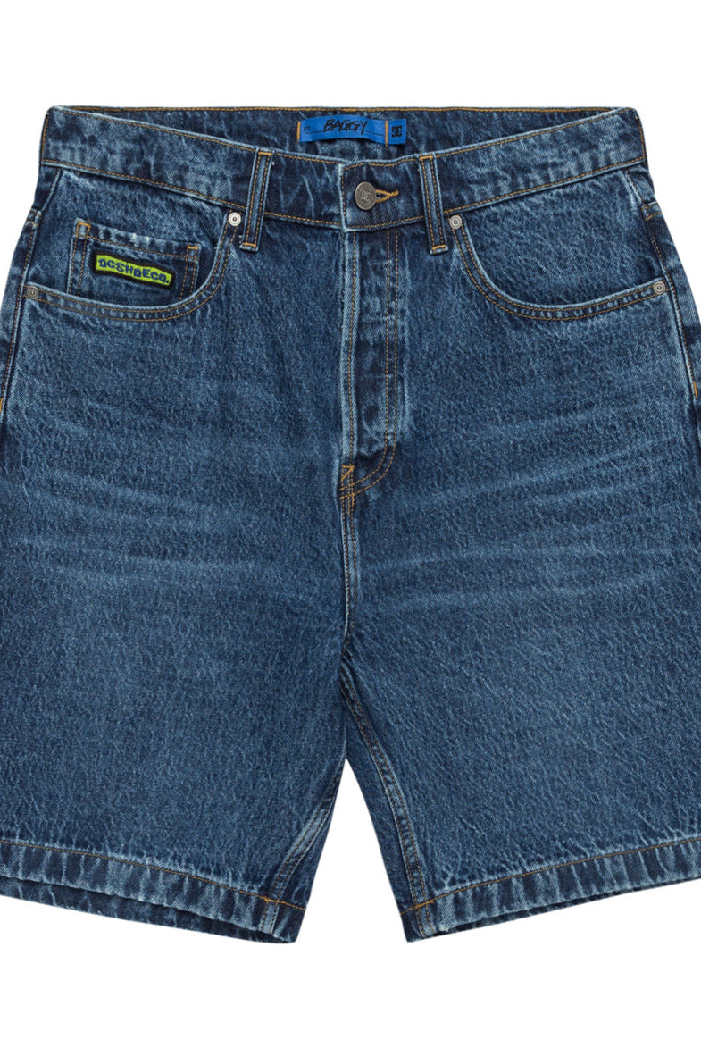 Dc shoes - worker baggy 22’’ shorts - denim carpenter for men