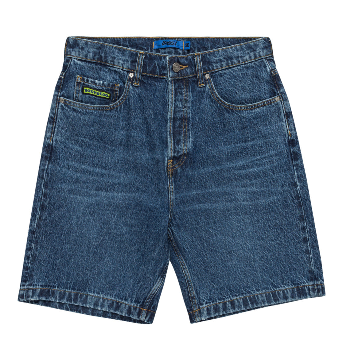 Dc shoes - worker baggy 22’’ shorts - denim carpenter for men