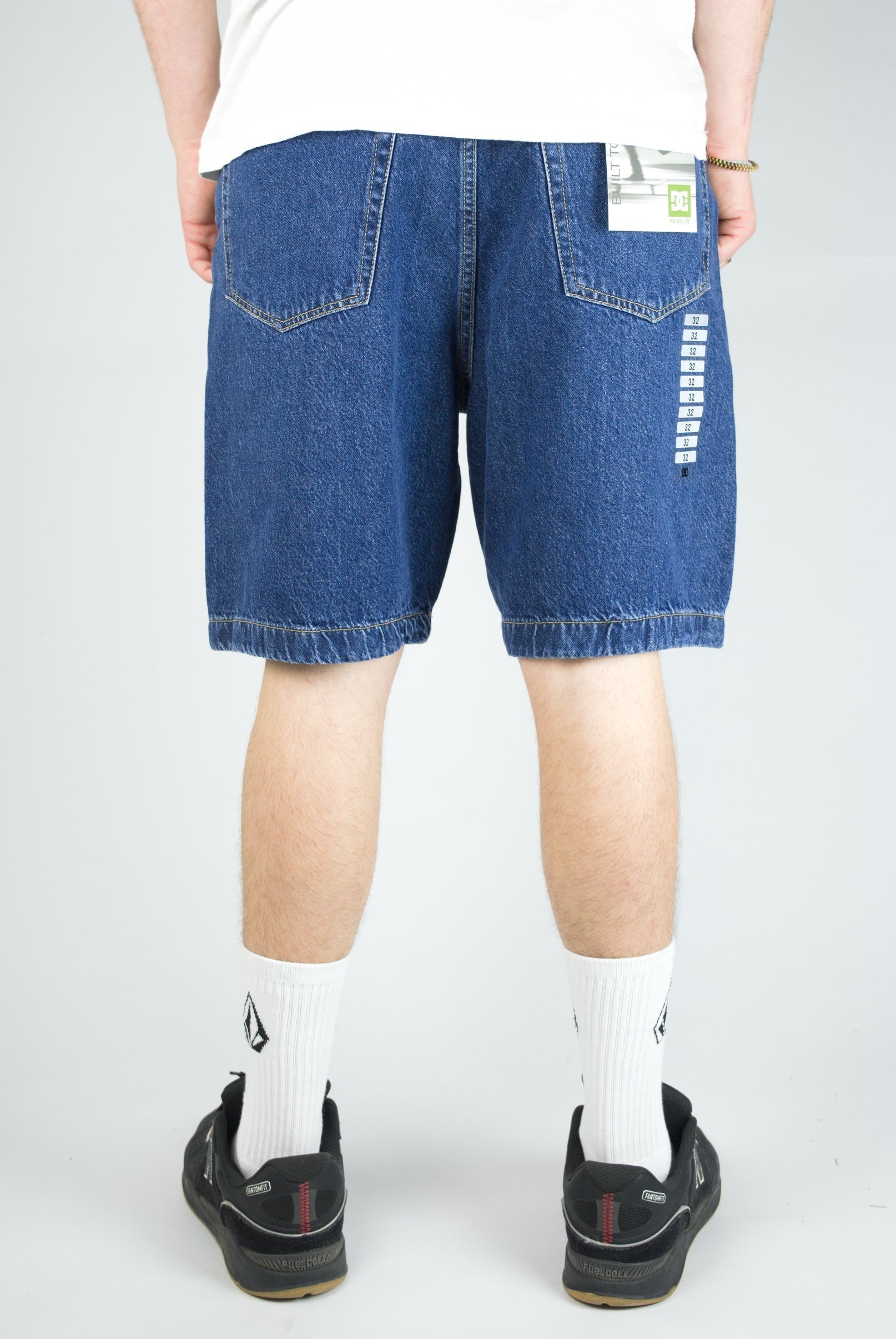 Dc shoes - worker baggy 22’’ shorts - denim carpenter for men