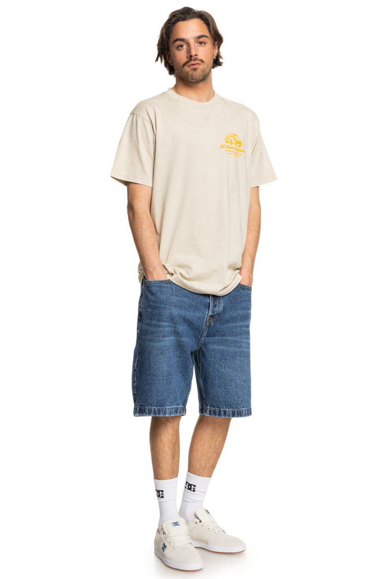 Dc shoes - worker baggy 22’’ shorts - denim carpenter for men