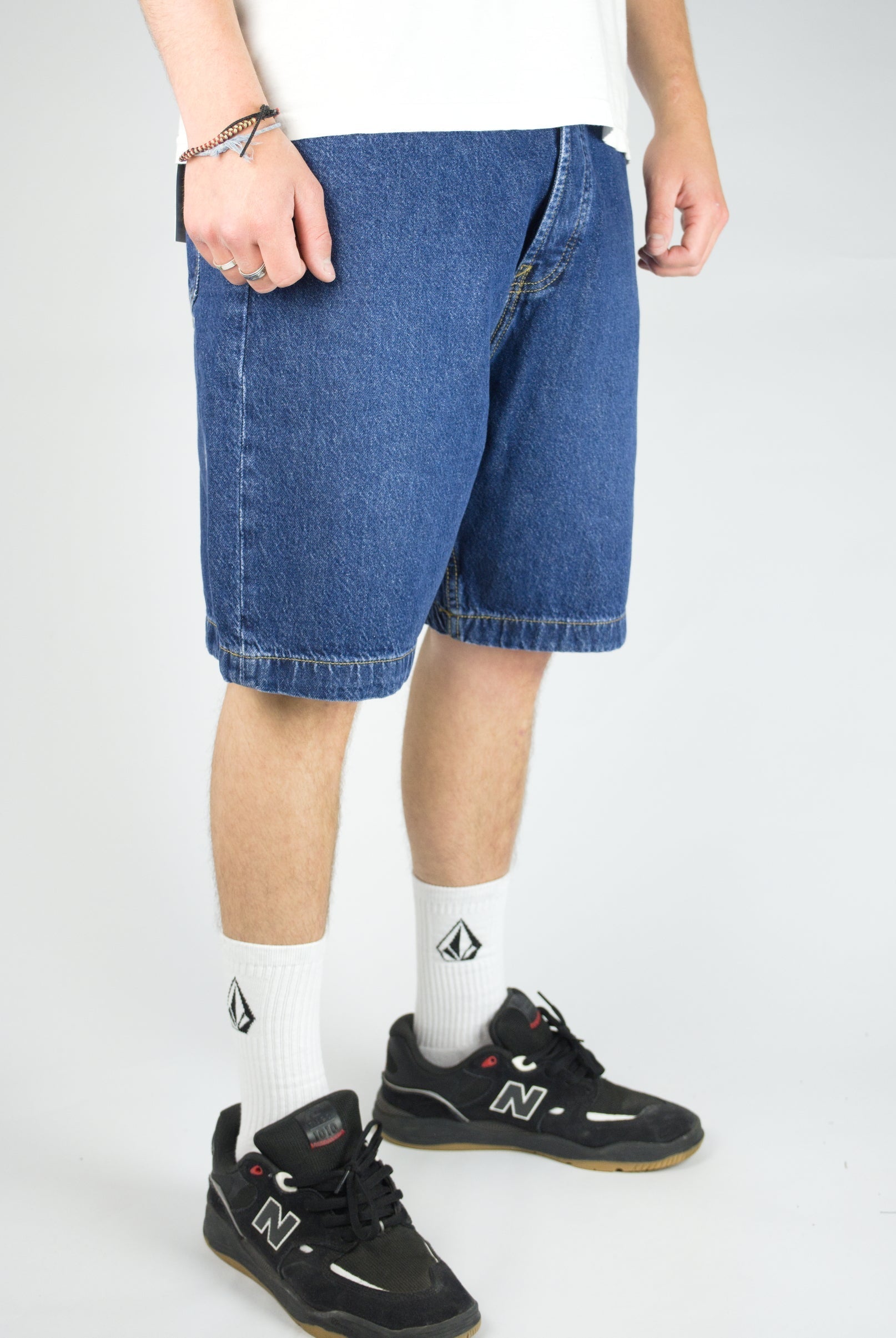 Dc shoes - worker baggy 22’’ shorts - denim carpenter for men
