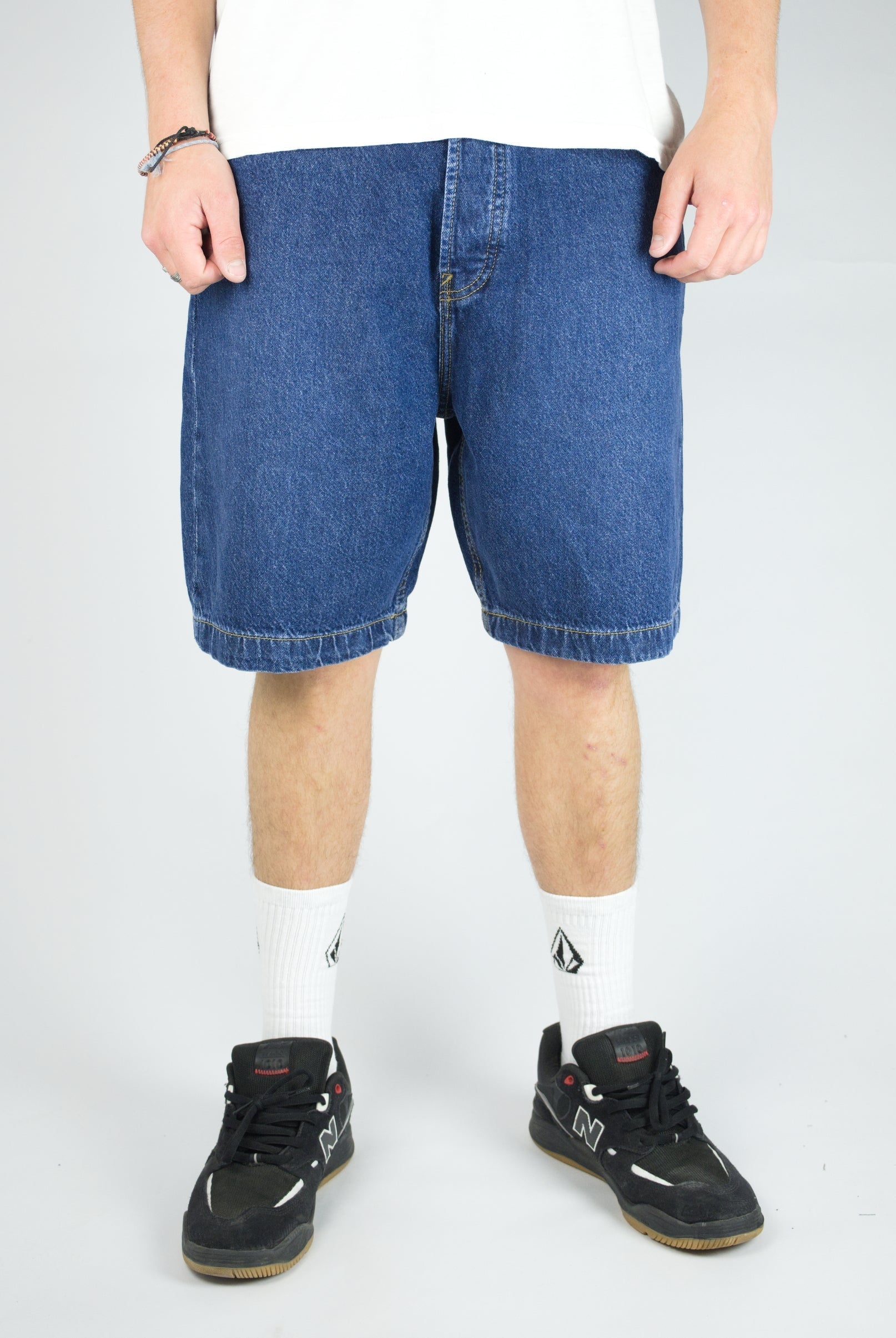 Dc shoes - worker baggy 22’’ shorts - denim carpenter for men