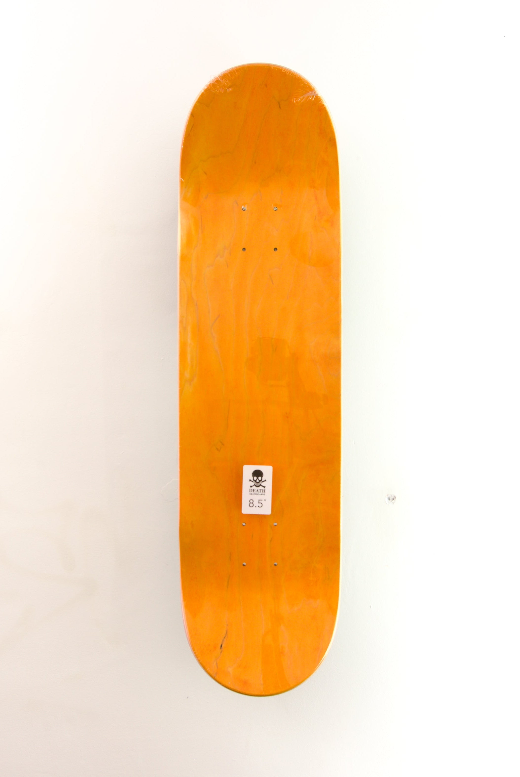 Death skateboards - og black skull skateboard deck - 8.25 x 31.75 14