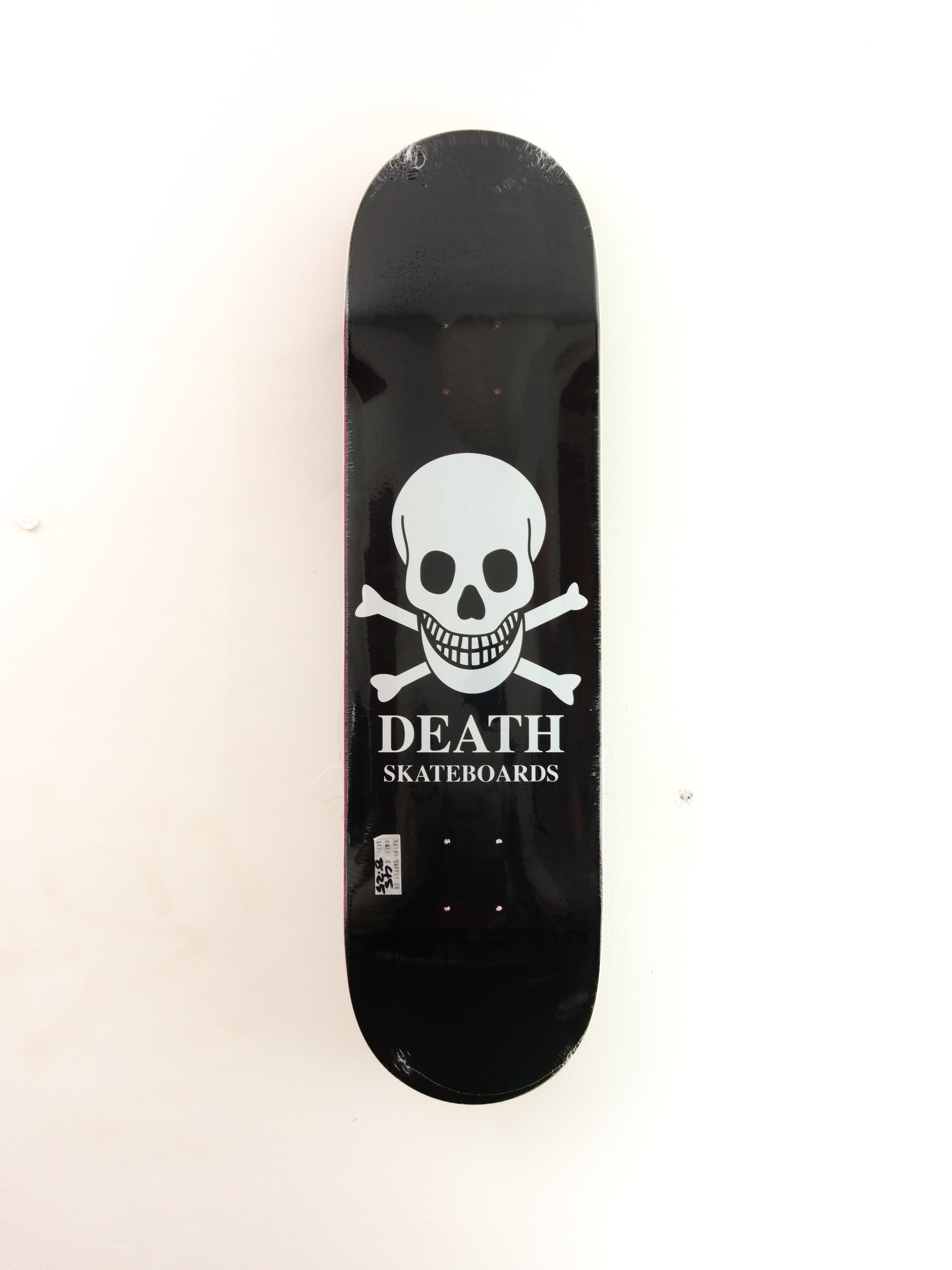Death skateboards ‘og skull logo’ skateboard deck 8.50 x 32.00 14.25