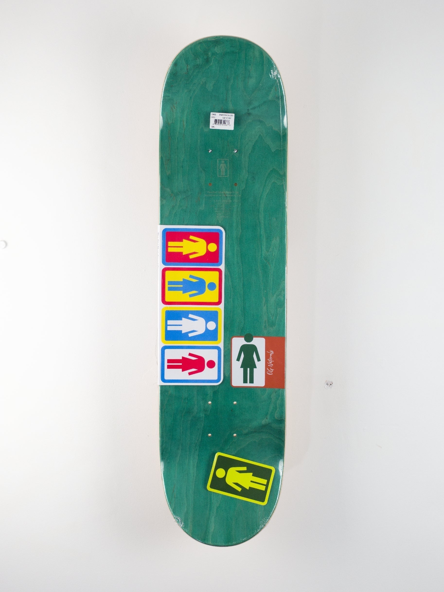 Girl skateboards - og naturals deck - simon bannerot pro skateboard - 8.25