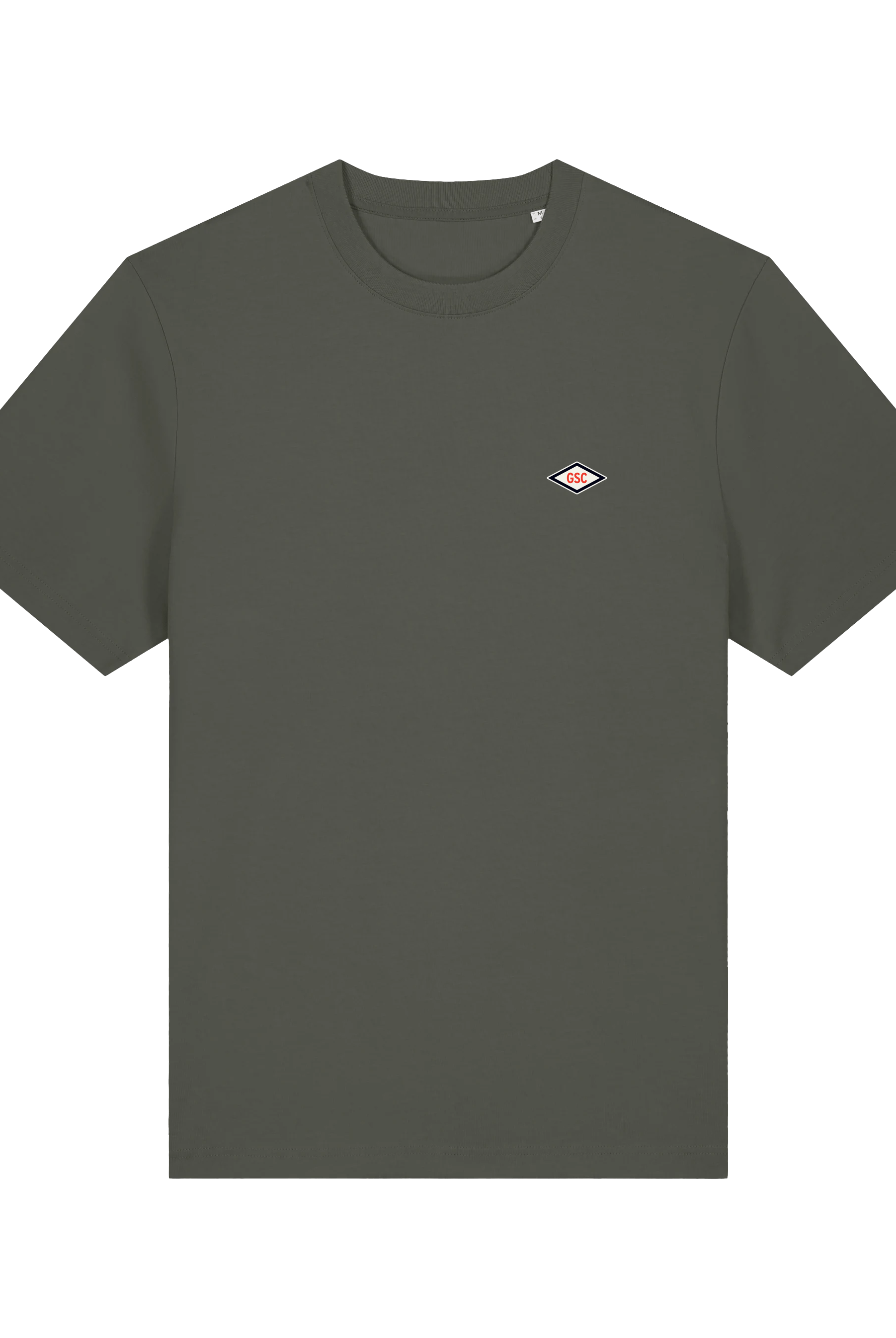 Khaki / xxs grind supply company - diamond logo mid weight tee - production test
