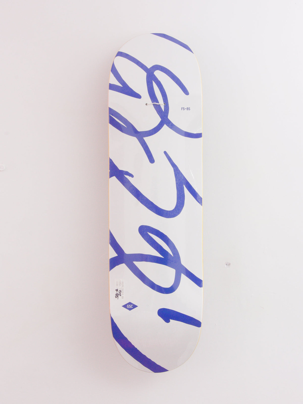 White blue grind supply company - dub logo resin 7 deck - 8.75 x 31.95