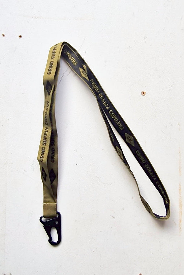 Grind supply co - gangyards - red & white shop made lanyards