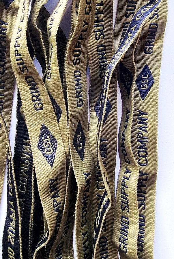 Grind supply co - gangyards - red & white shop made lanyards