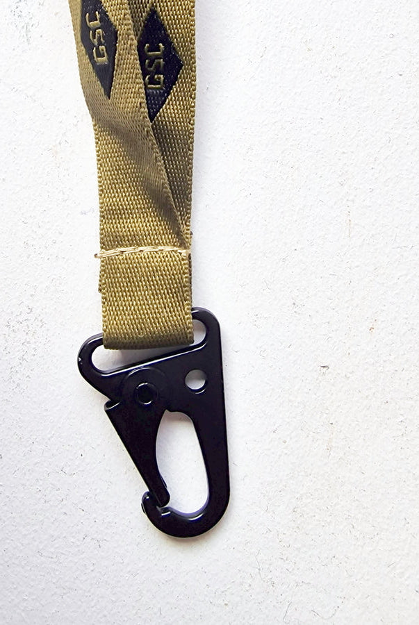 Grind supply co - gangyards - red & white shop made lanyards