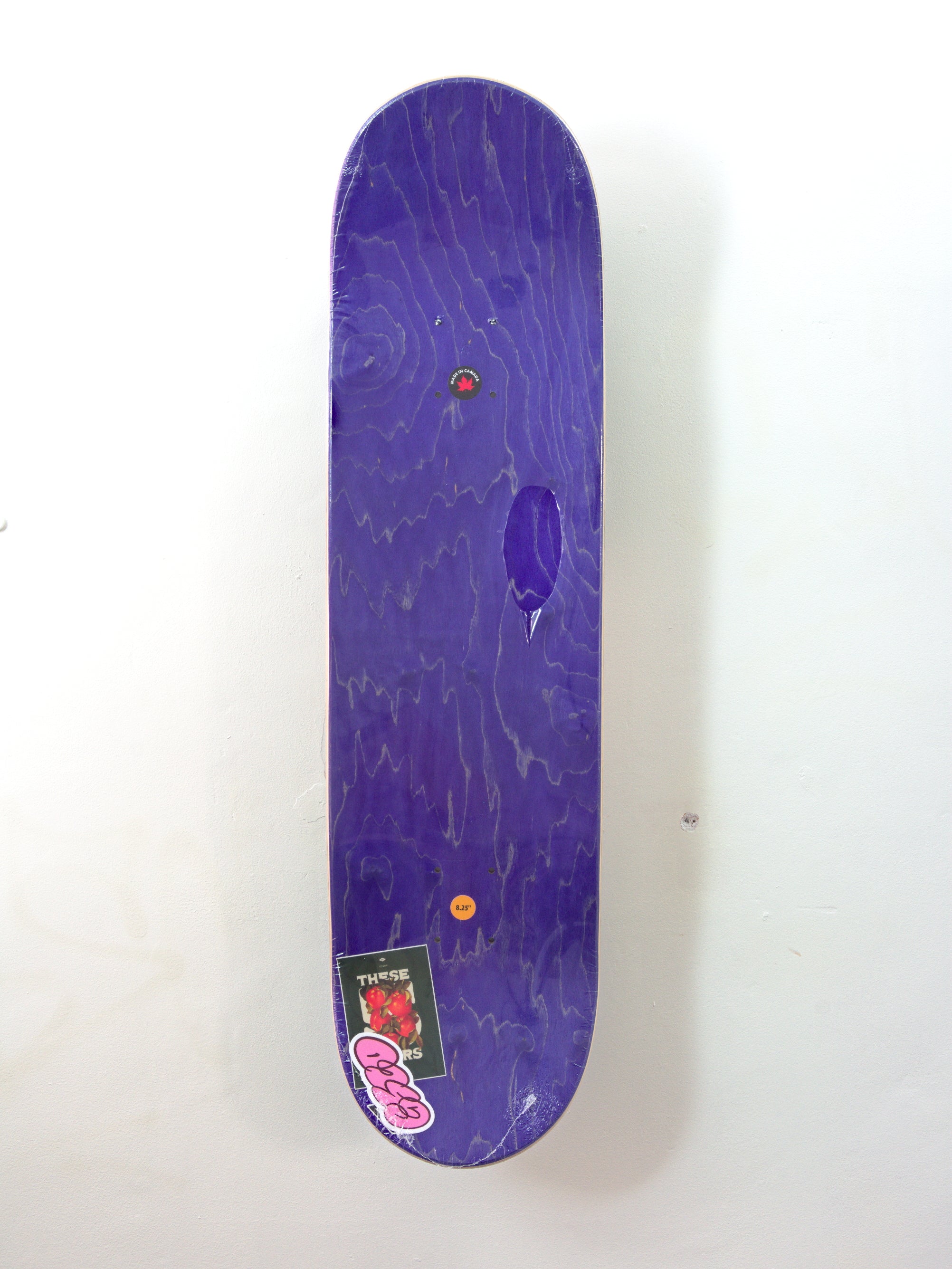 Grind supply co - ’these 5 years’ skateboard deck - limited edition purple skateboard deck