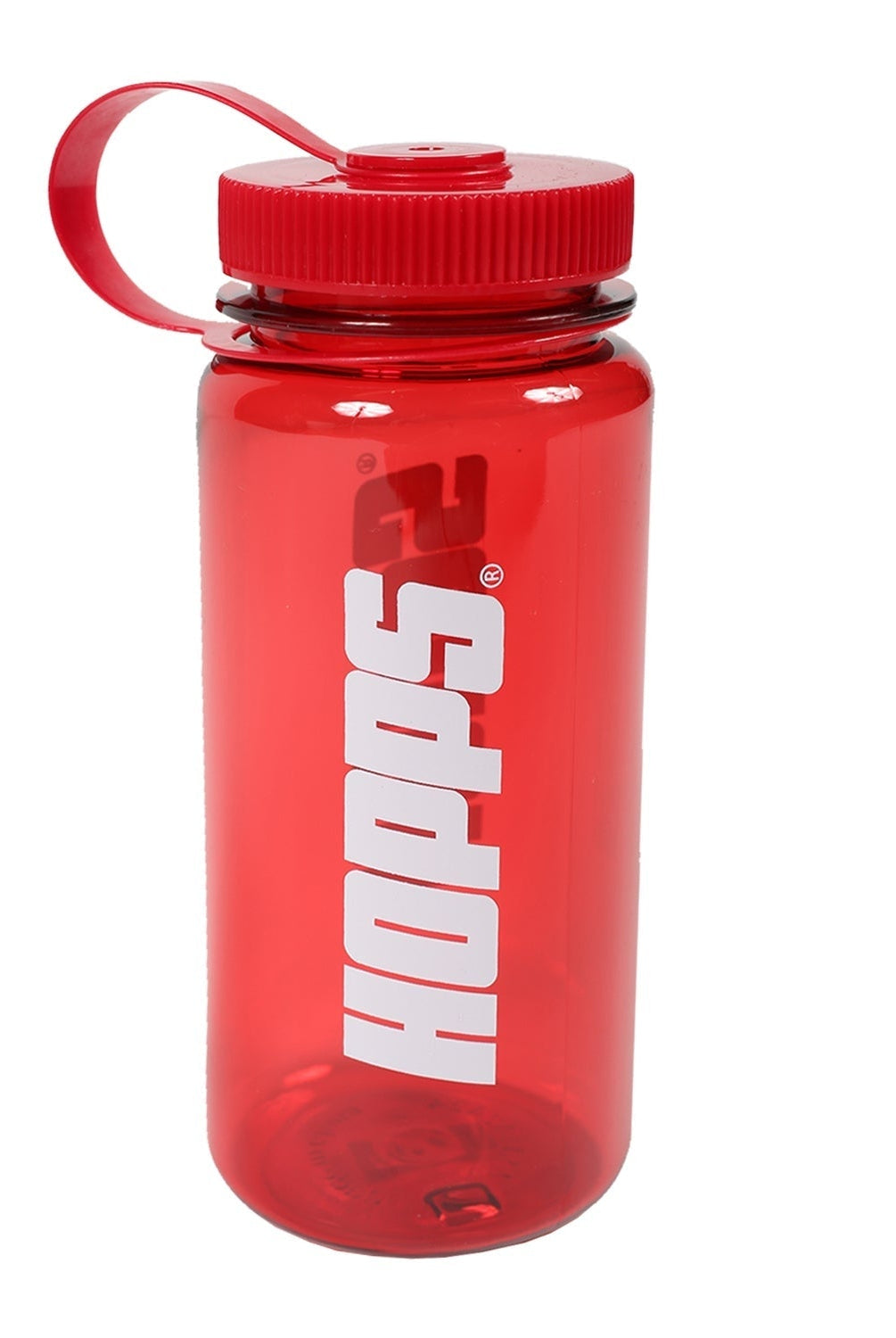 Hopps - big hoops - water bottle - red - 500ml red plastic water