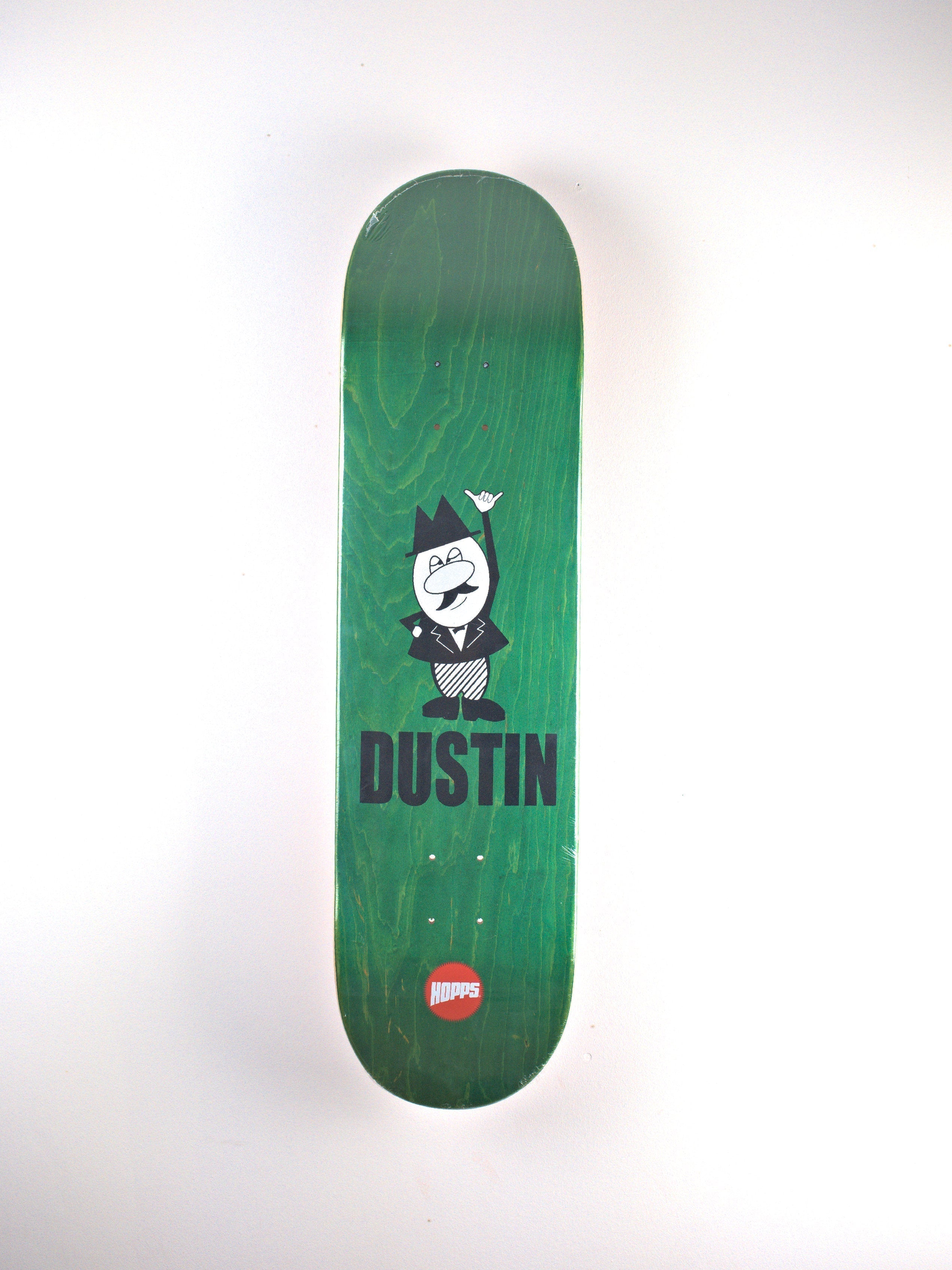 Hopps - eggeling dustin” skateboard deck - dustin pro model - 8.25 x 32.00 green skateboard deck