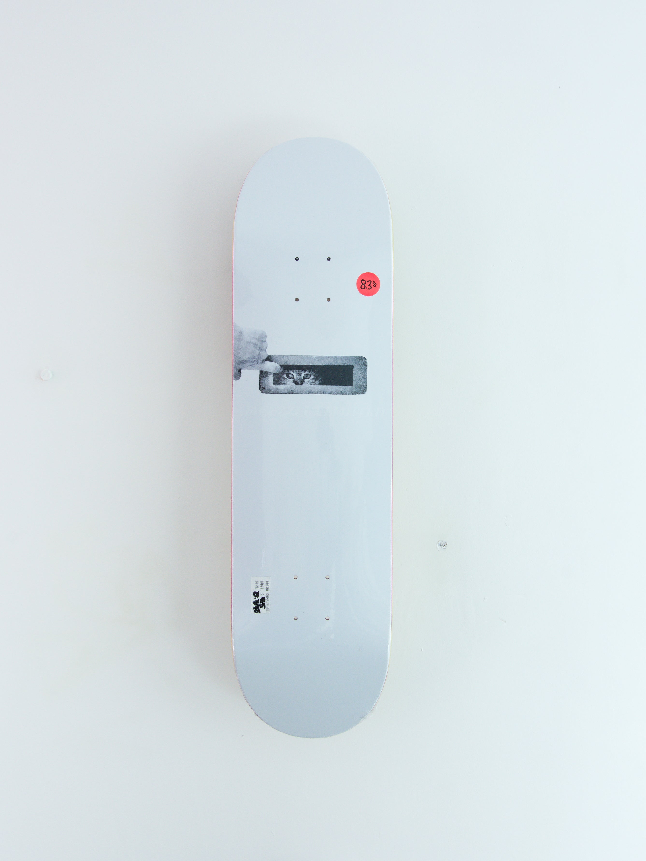 Jacuzzi unlimited ’the musical’ skateboard deck 8.375 white